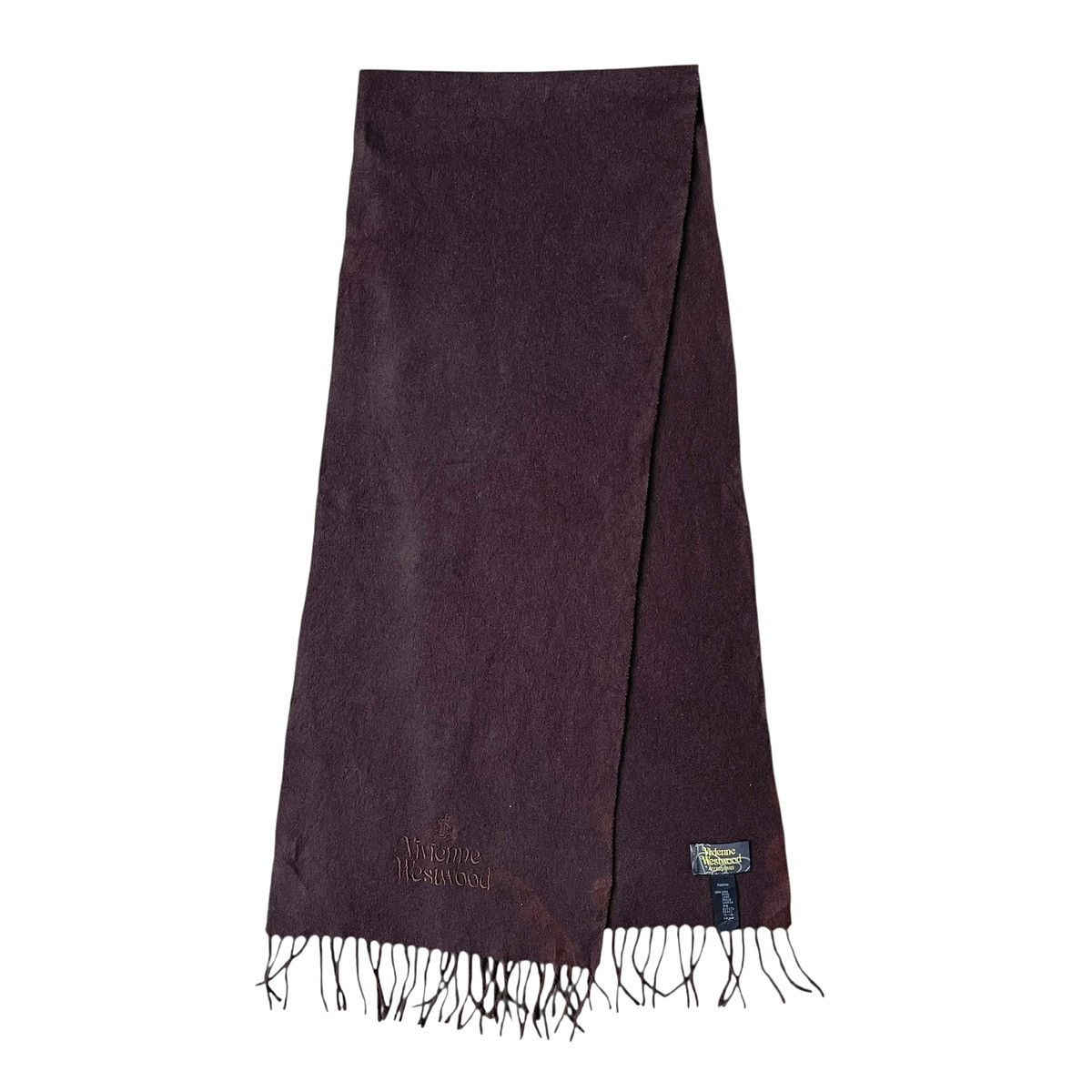 Vivienne Westwood Accessories 100% Wool Designer Muffler