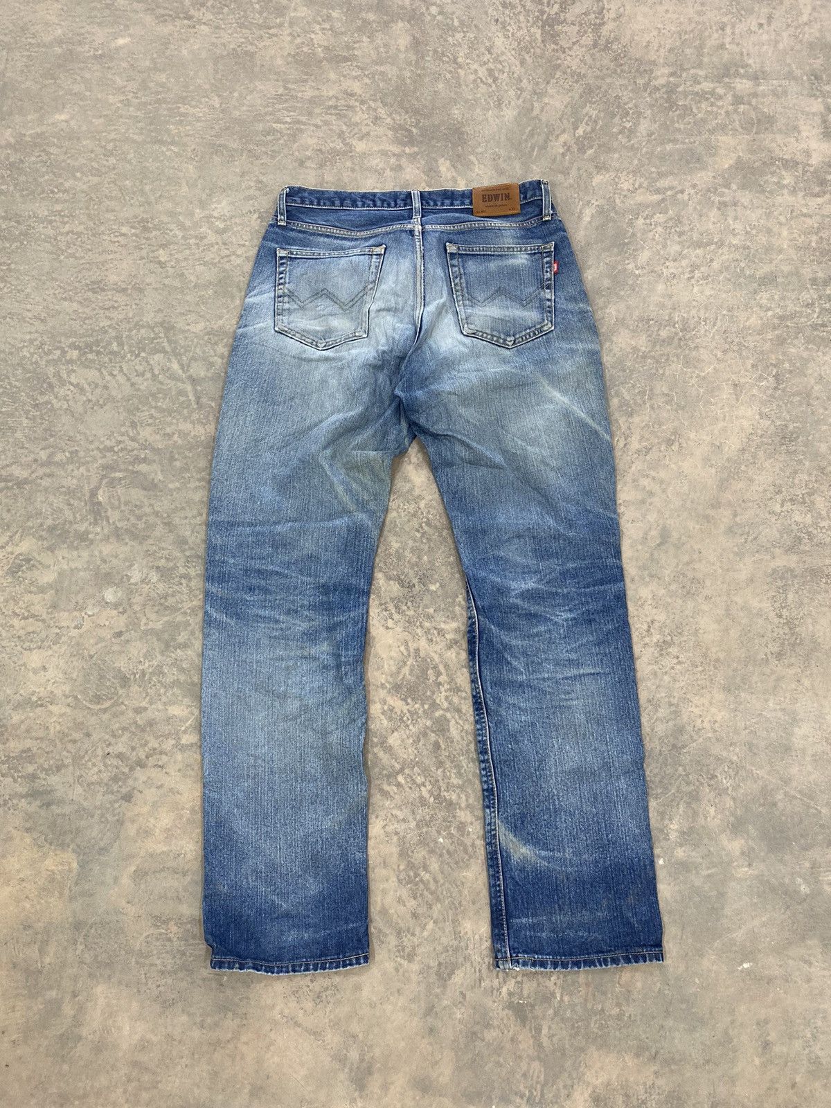 Edwin EDWIN JAPAN NO 403 WASHED BLUE JEANS Size US 35 - 9 Thumbnail