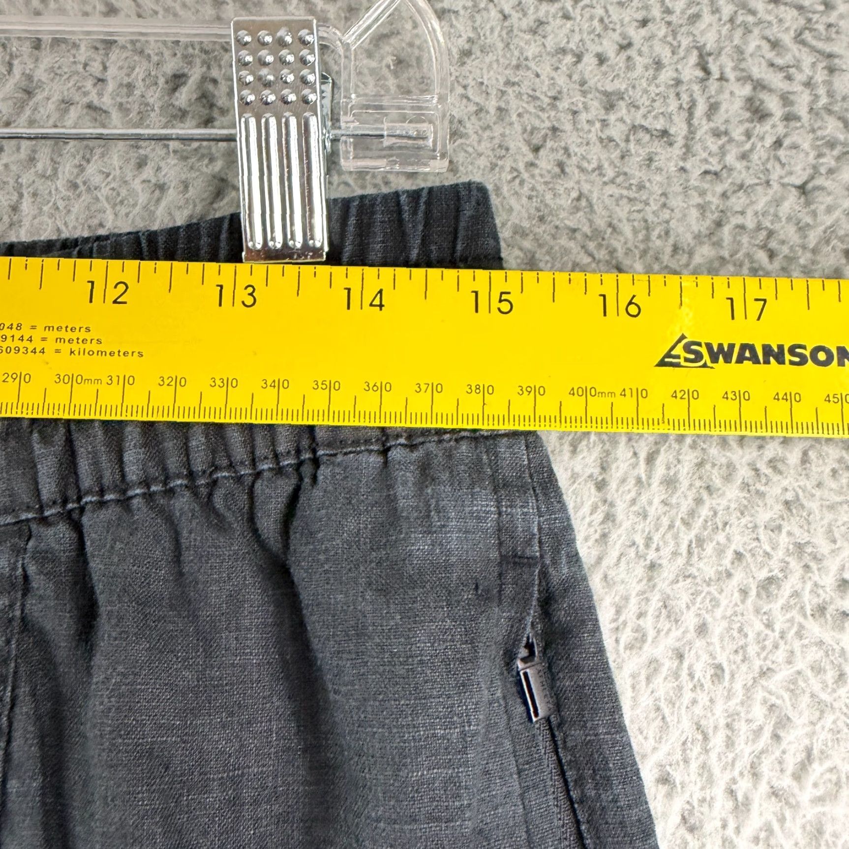 Athleta Athleta Retreat Linen Ankle Pant Womens S Black Pull On Drawstring Casual Size 28" / US 6 / IT 42 - 5 Thumbnail
