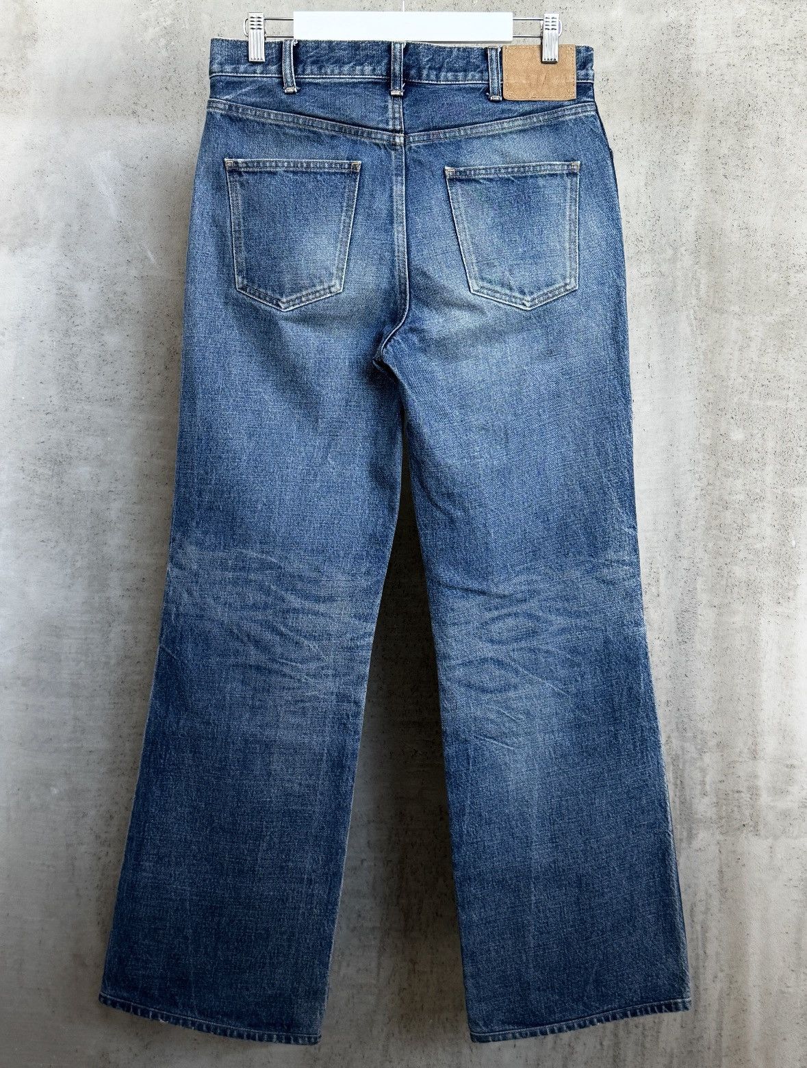 Celine Celine by Hedi Slimane Mid-Rise Flare Pants in Denim SS20 Size 29" - 2 Thumbnail