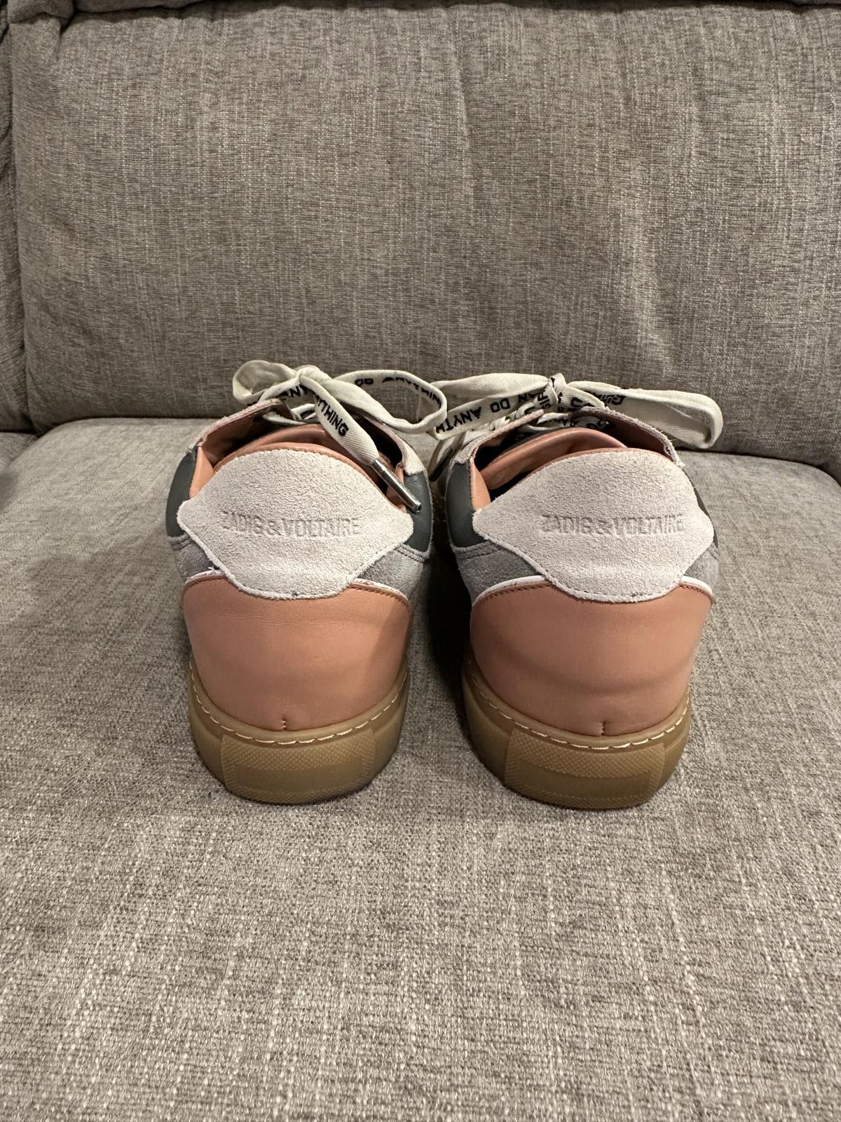 Zadig & Voltaire Zadig & Voltaire Board Top Patch Sneakers Leather/Suede Size US 9 / IT 39 - 5 Thumbnail