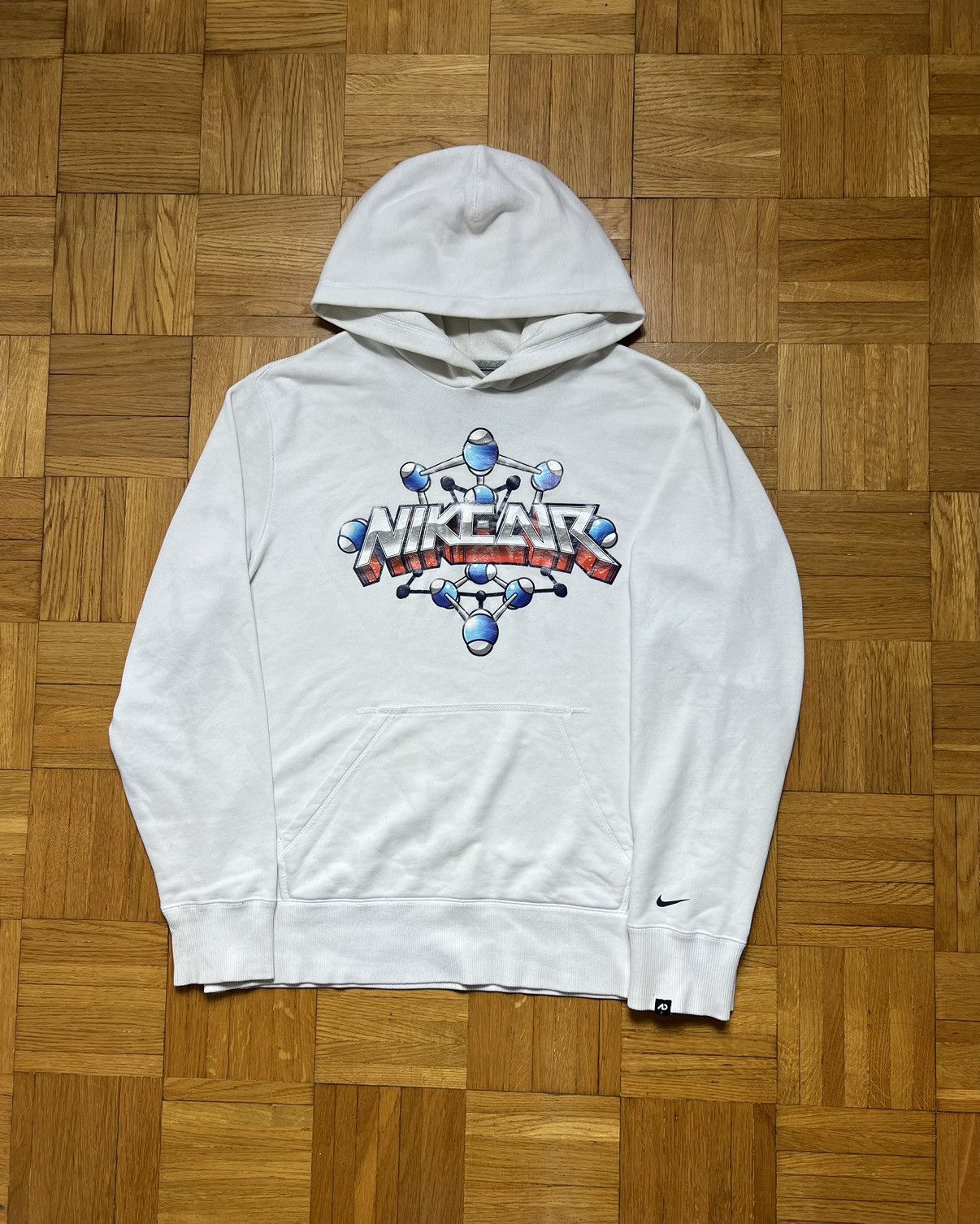 Nike Hoodie Nike Air big logo white Size US L / EU 52-54 / 3 - 1 Thumbnail