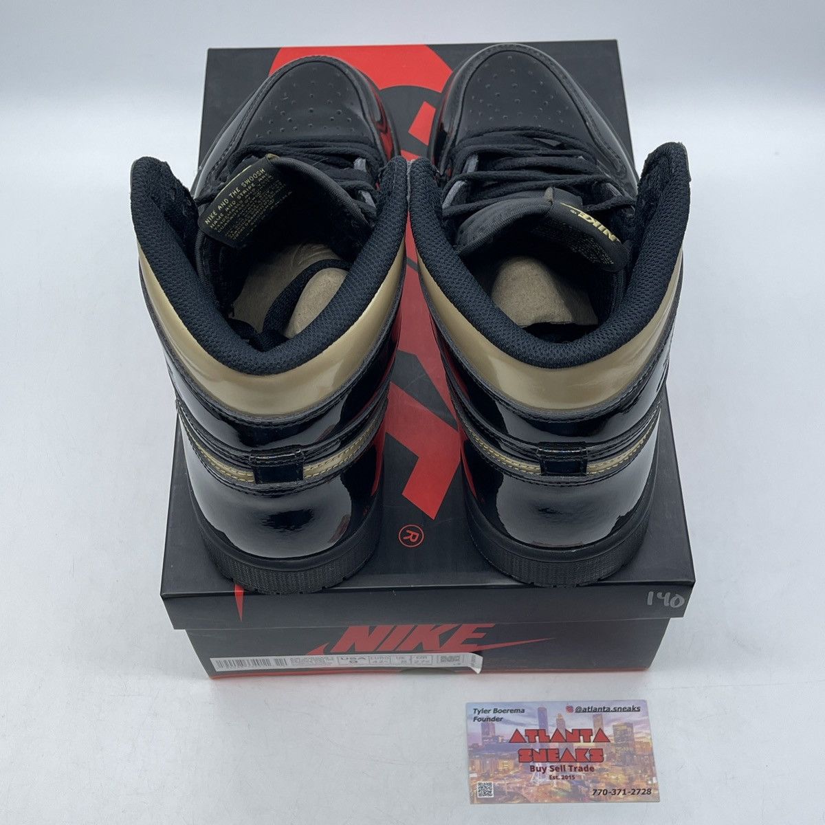 Jordan Brand Air Jordan 1 high metallic gold Size US 9 / EU 42 - 6 Thumbnail