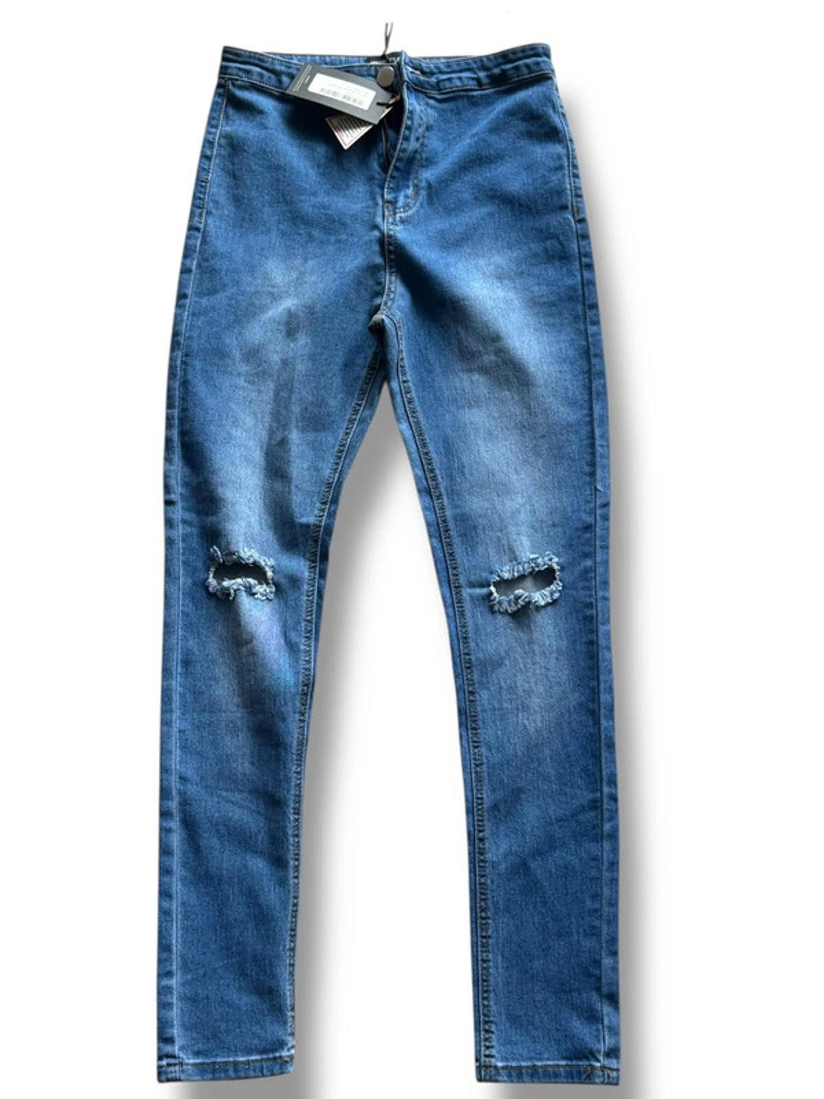 Designer PrettyLittleThing Light Blue Skinny Jeans Same Day Postage Size 28" / US 6 / IT 42 - 1 Thumbnail