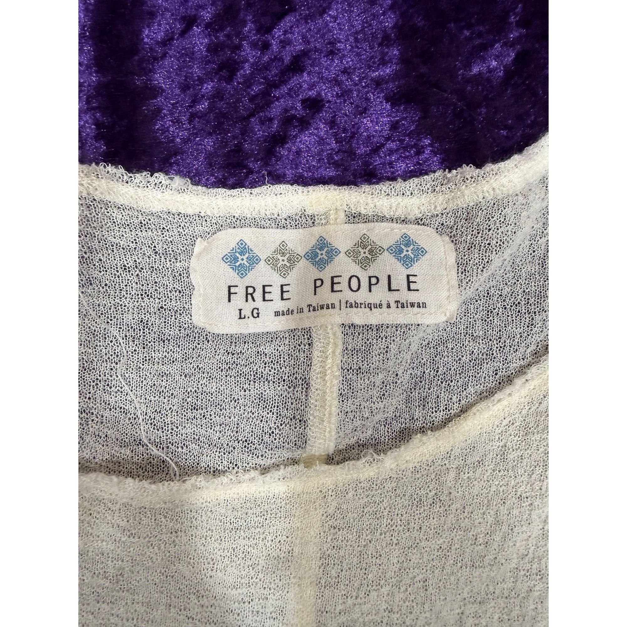 Free People White mesh free people top Size L / US 10 / IT 46 - 3 Thumbnail