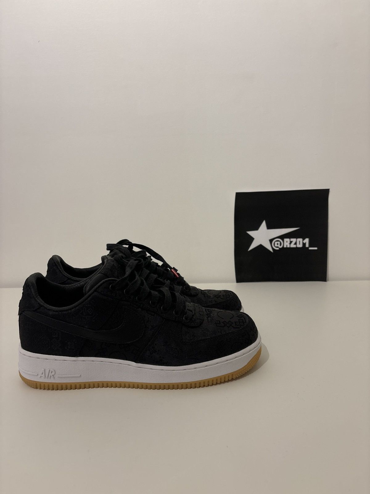 CLOT × Nike Nike x Clot Air Force 1 Black Silk - US 9 Size US 9 / EU 42 - 1 Thumbnail