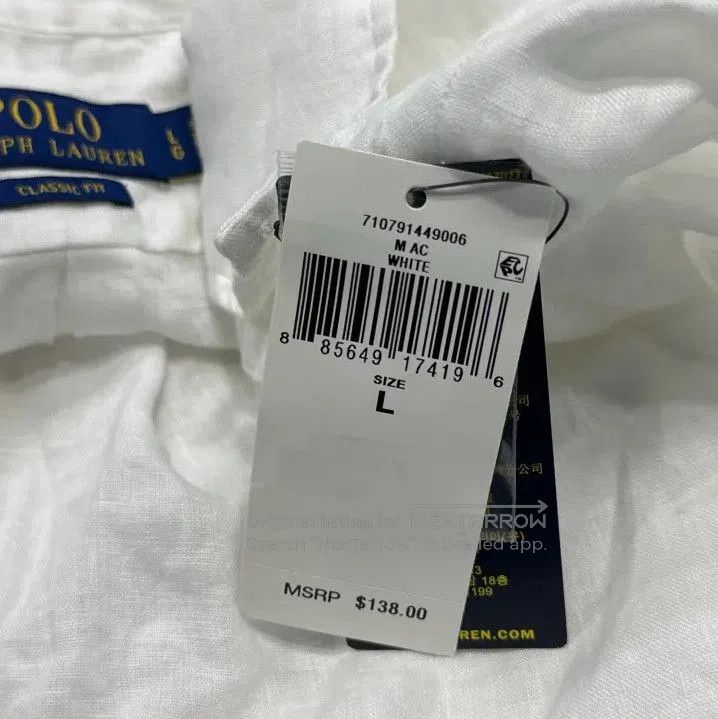 Polo Ralph Lauren Polo Ralph Lauren Relaxed Linen Pony Logo Long. Size US L / EU 52-54 / 3 - 5 Thumbnail