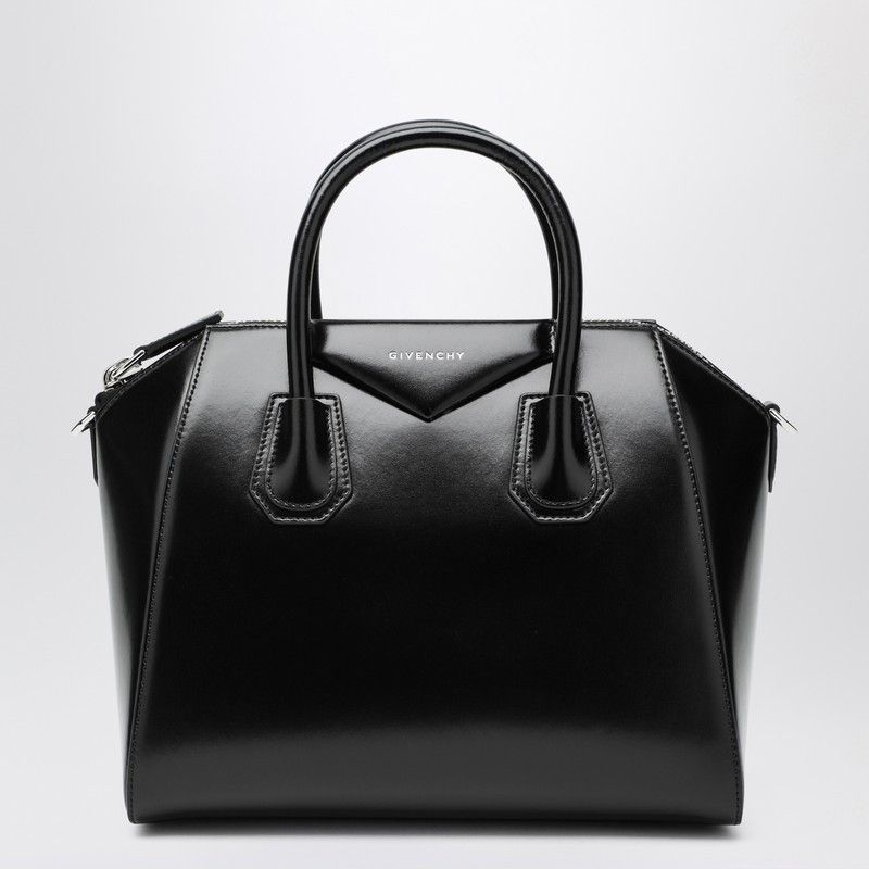 Givenchy Givenchy Small Black Leather Antigona Bag Size ONE SIZE - 1 Thumbnail