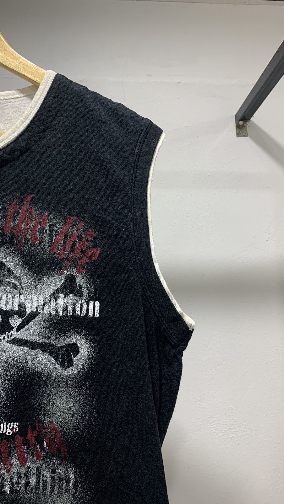 Le Grande Bleu (L.G.B.) Beaumont Carr Skull Poem Punk Sleeveless 80s Lgb Size US L / EU 52-54 / 3 - 7 Thumbnail