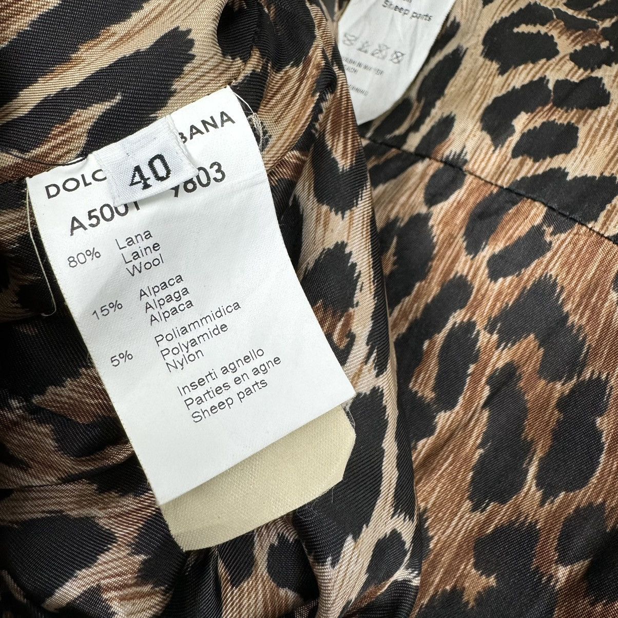 Dolce & Gabbana ☀️D&G SHEEP LEATHER PARTS TRENCH COAT JACKET Size S / US 4 / IT 40 - 13 Thumbnail