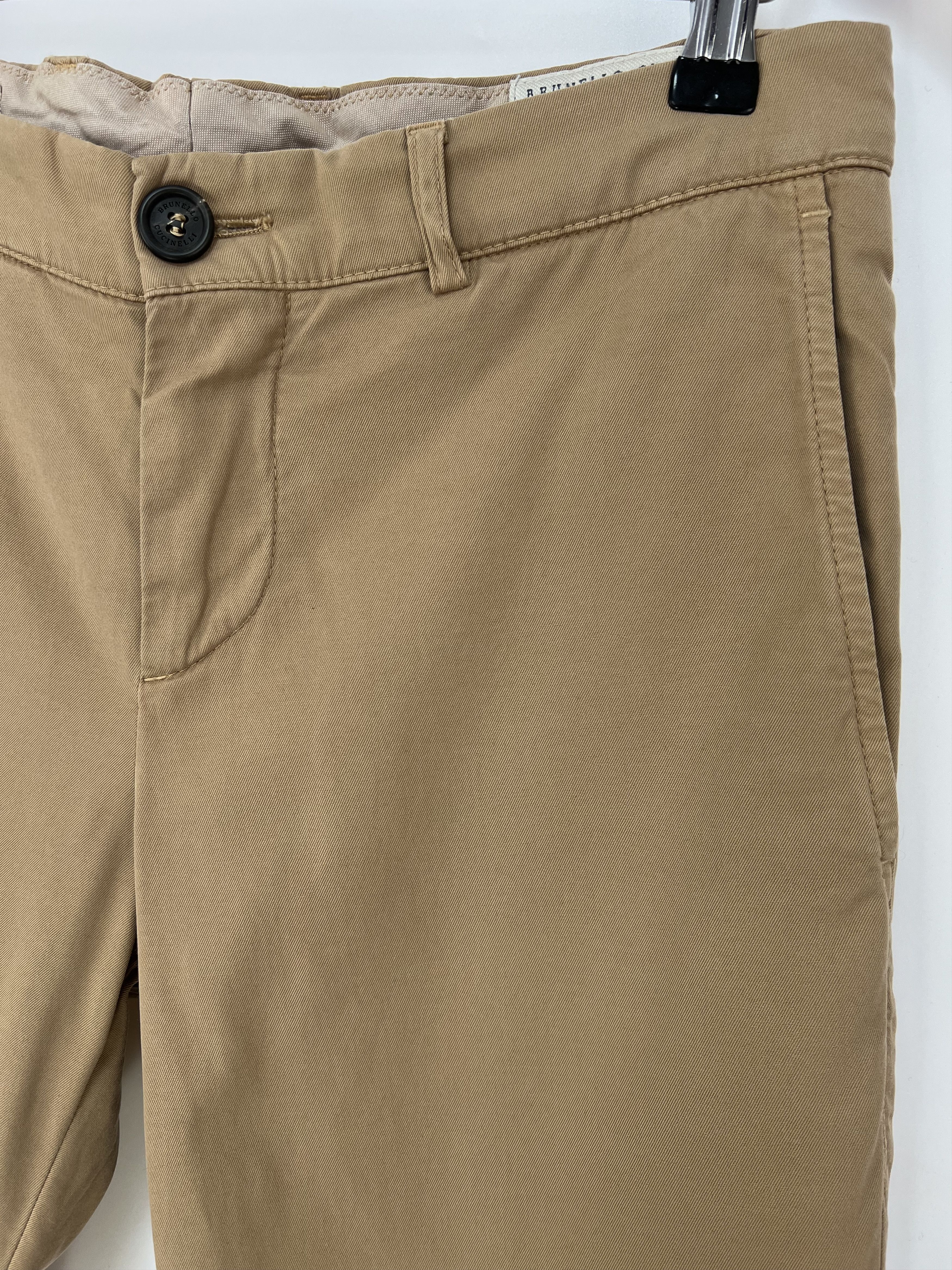 Brunello Cucinelli Brunello Cucinelli Cropped Chino Pants Size 46 Slim Fit Size US 30 / EU 46 - 6 Thumbnail