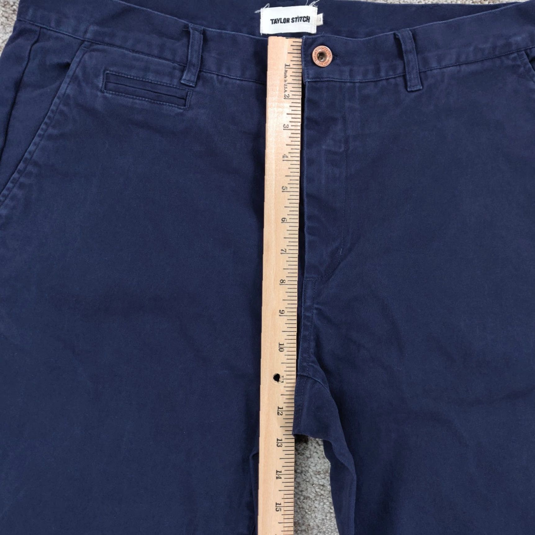 Taylor Stitch Taylor Stitch Pants Mens 36x33 Blue Organic Cotton Spandex Canvas Size US 36 / EU 52 - 3 Thumbnail