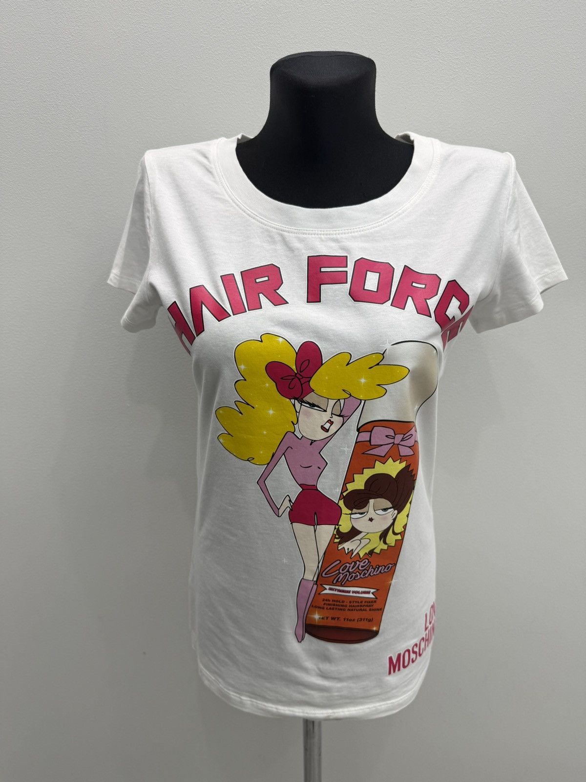 Moschino Moschino Love Hair Force Girl Printed Tee T-shirt Size M / US 6-8 / IT 42-44 - 2 Thumbnail