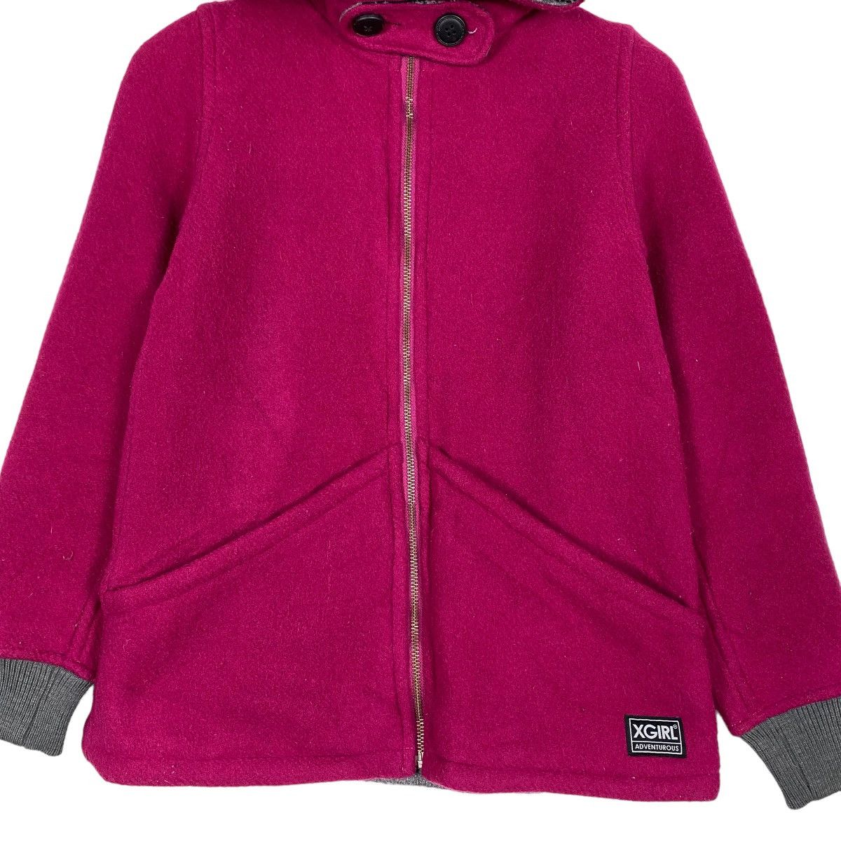 Japanese Brand X-Girl Skaterboards Zipper Hoodie Jacket Size US S / EU 44-46 / 1 - 4 Thumbnail