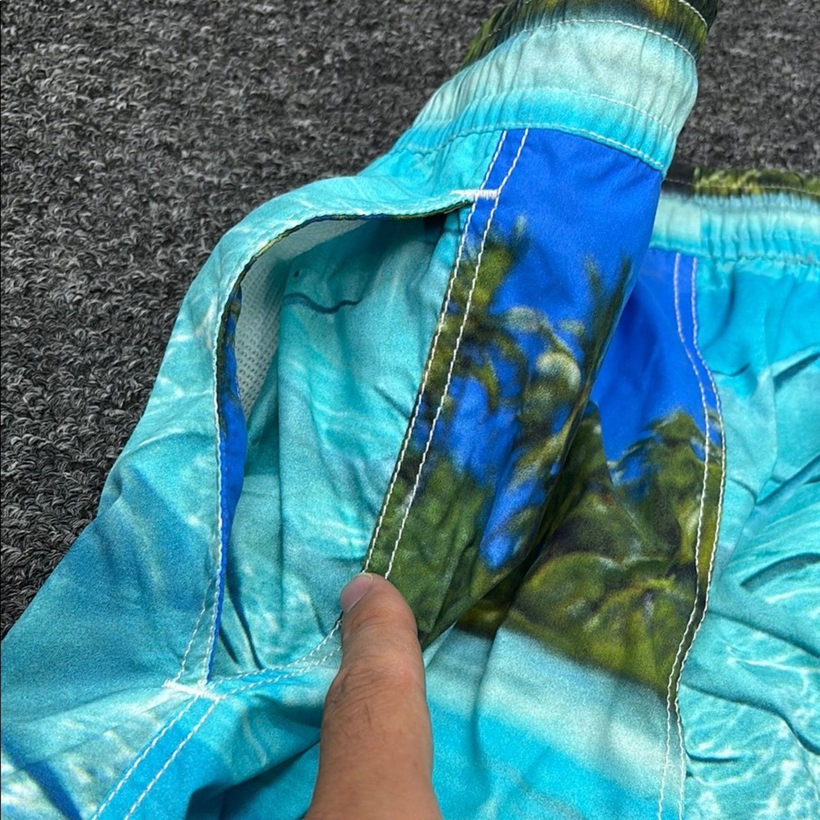Other NWT Van Laack Men's Oceanic Blue Swim Trunks Size M Size US 32 / EU 48 - 6 Thumbnail