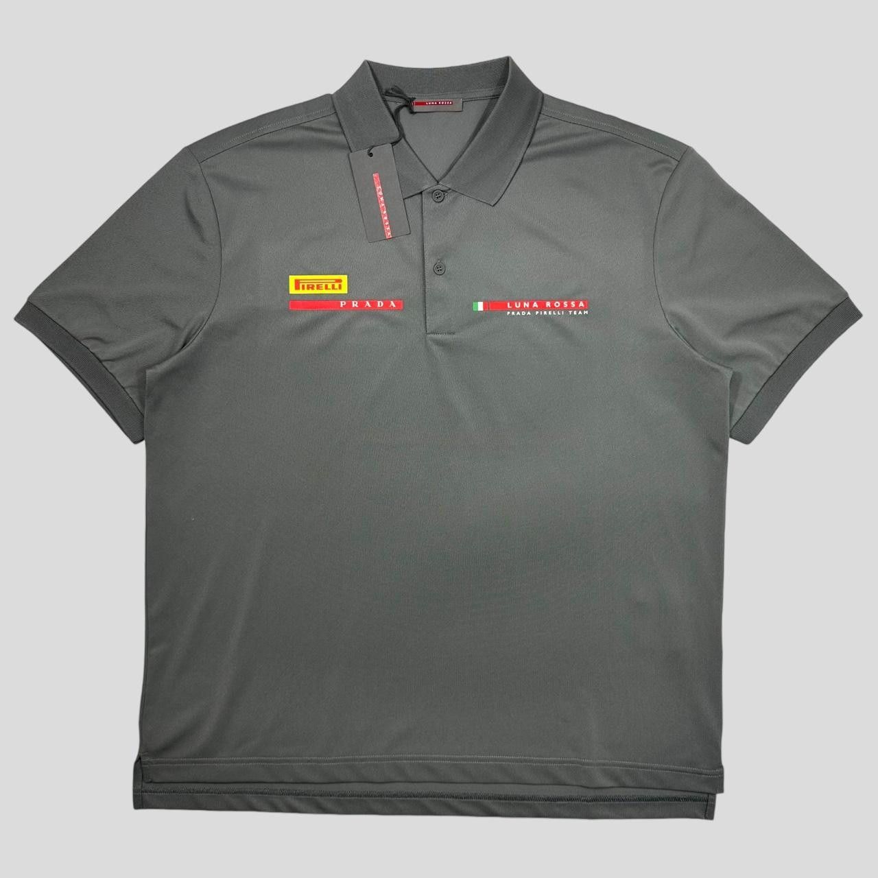 Prada Prada Americas Cup 2024 Logo Pique Polo - XL/XXL Size US XXL / EU 58 / 5 - 1 Thumbnail