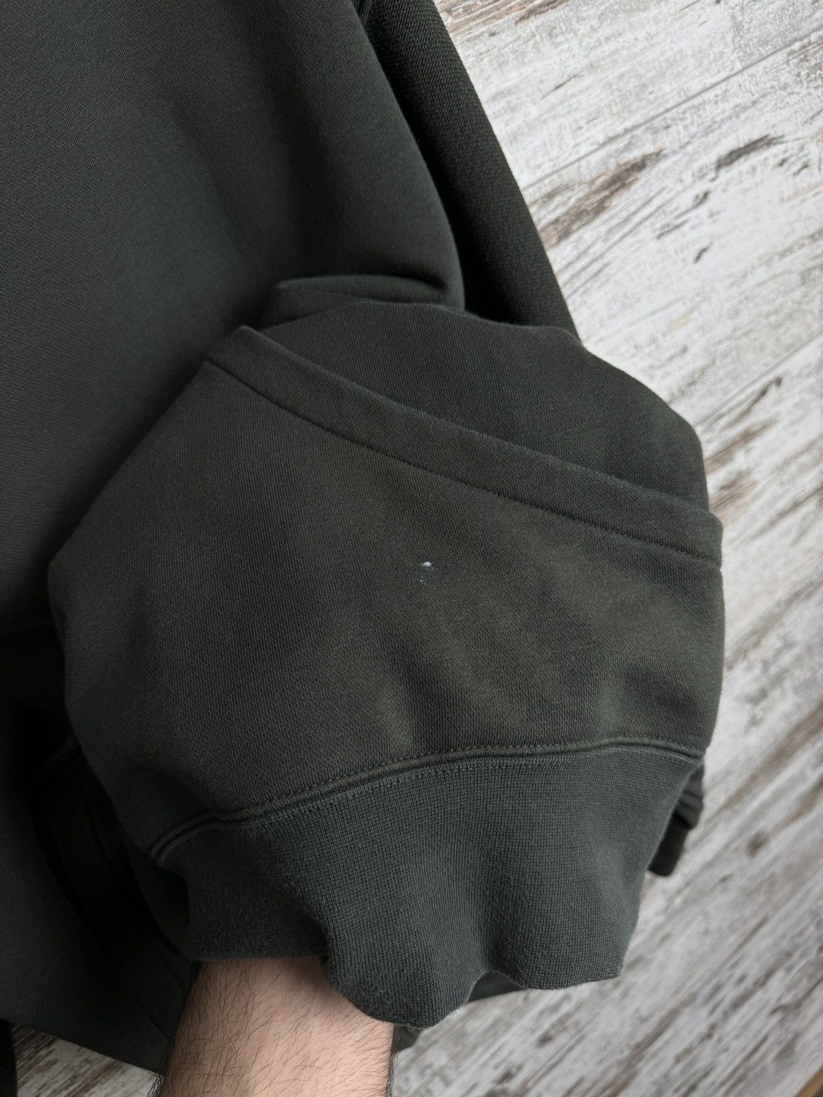 Nike × Vintage Mens Vintage Nike centre swoosh logo hoodie y2k drill rare Size US M / EU 48-50 / 2 - 9 Thumbnail