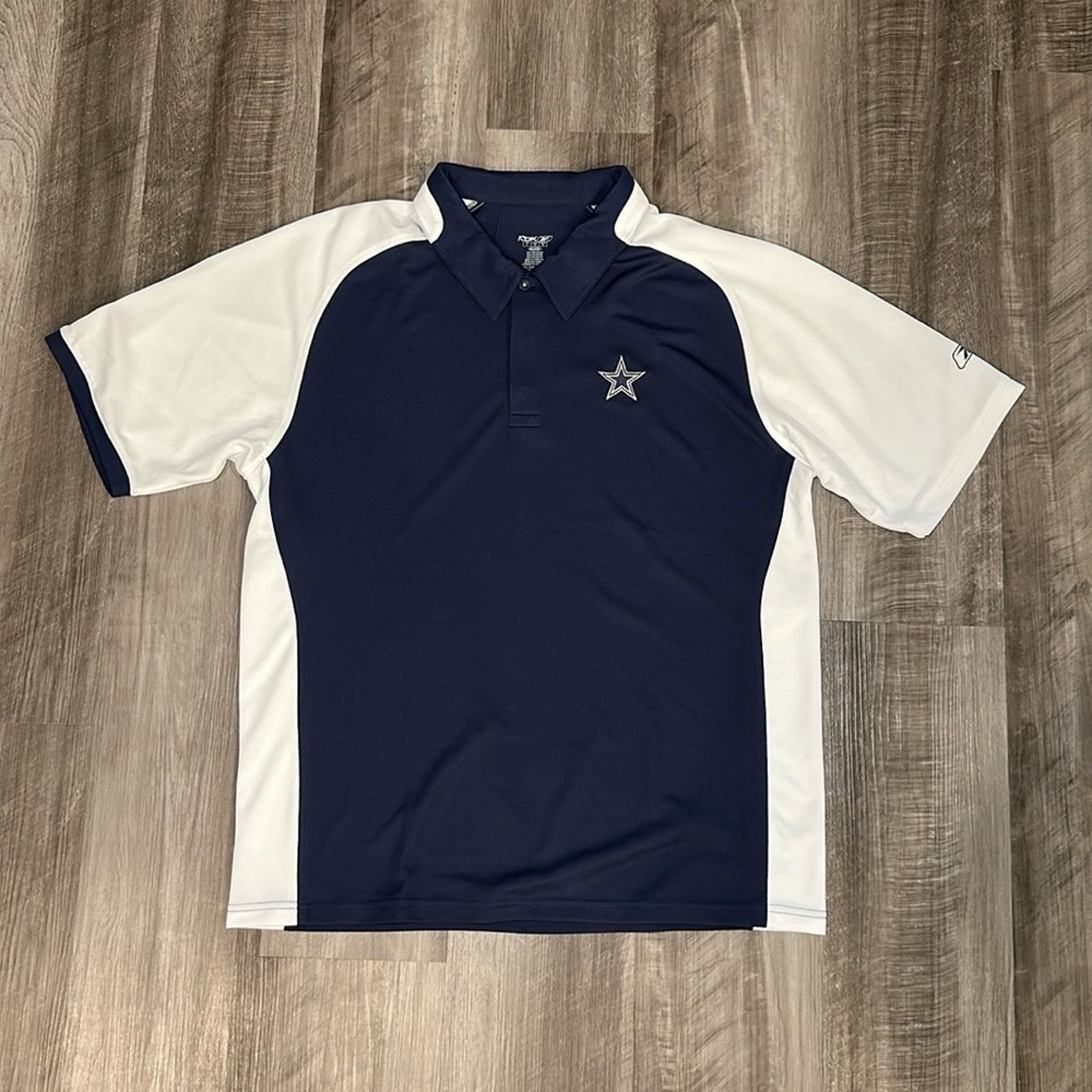 Reebok Dallas Cowboys Reebok Mesh Polo - Large Size US L / EU 52-54 / 3 - 2 Thumbnail
