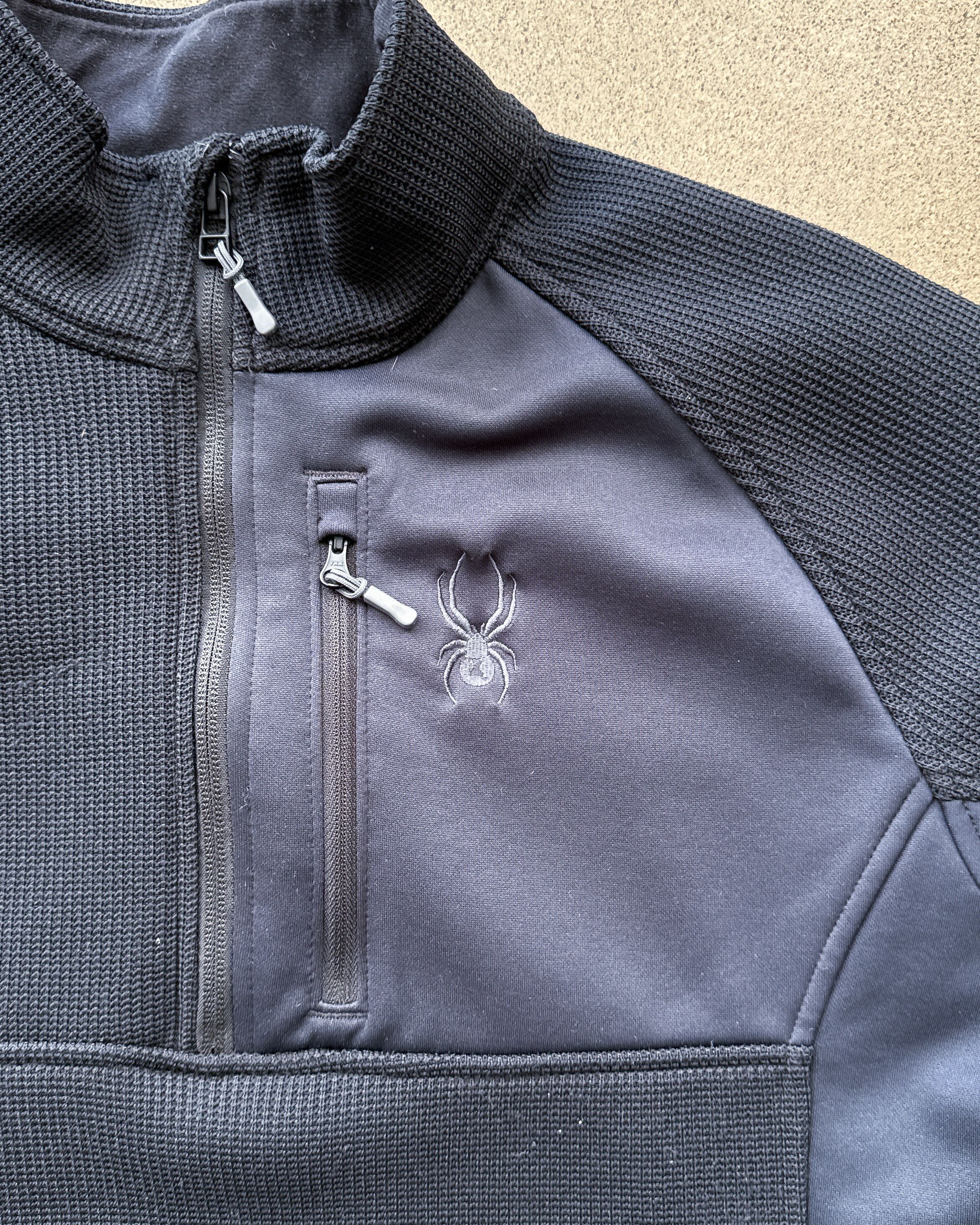 Spyder Spyder Jacket Black Quarter Zip Men's M Gait Gorpcore Size US M / EU 48-50 / 2 - 2 Thumbnail