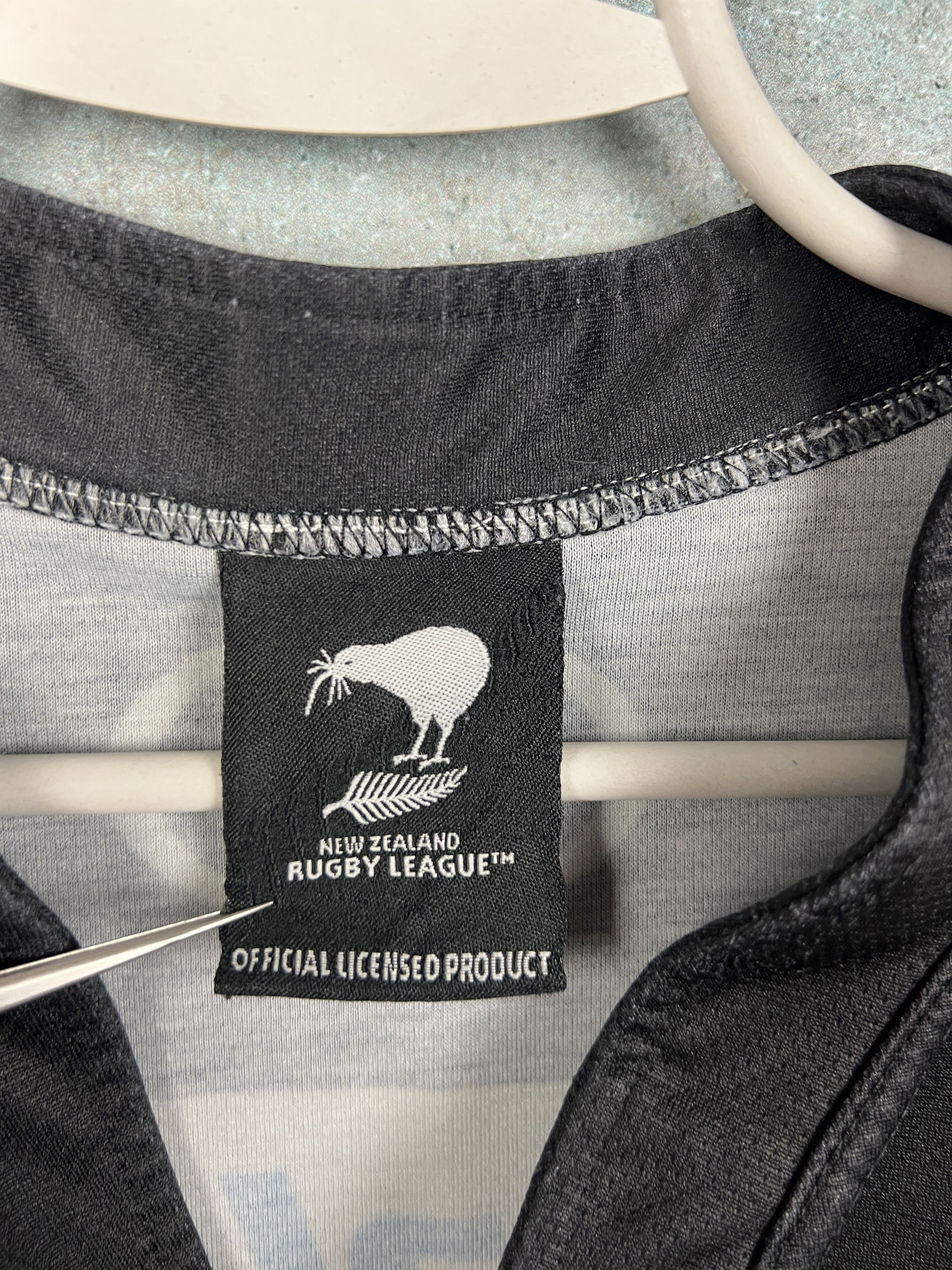 Vintage ISC New Zealand Kiwis Rugby League Jersey Trikot Shirt Size US L / EU 52-54 / 3 - 7 Thumbnail