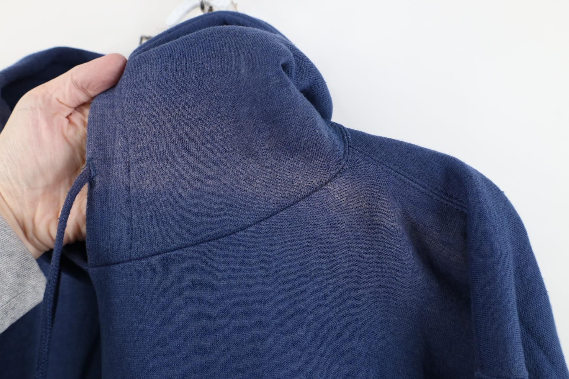 Vintage Deadstock Vintage 90s Streetwear Heavyweight Hoodie Blue Size US M / EU 48-50 / 2 - 4 Thumbnail