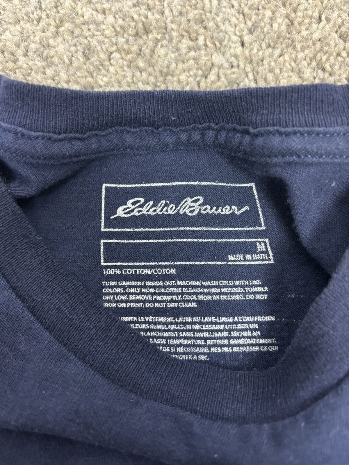 Eddie Bauer × Vintage Cool Eddie bauer long sleeve tee Size US M / EU 48-50 / 2 - 5 Thumbnail