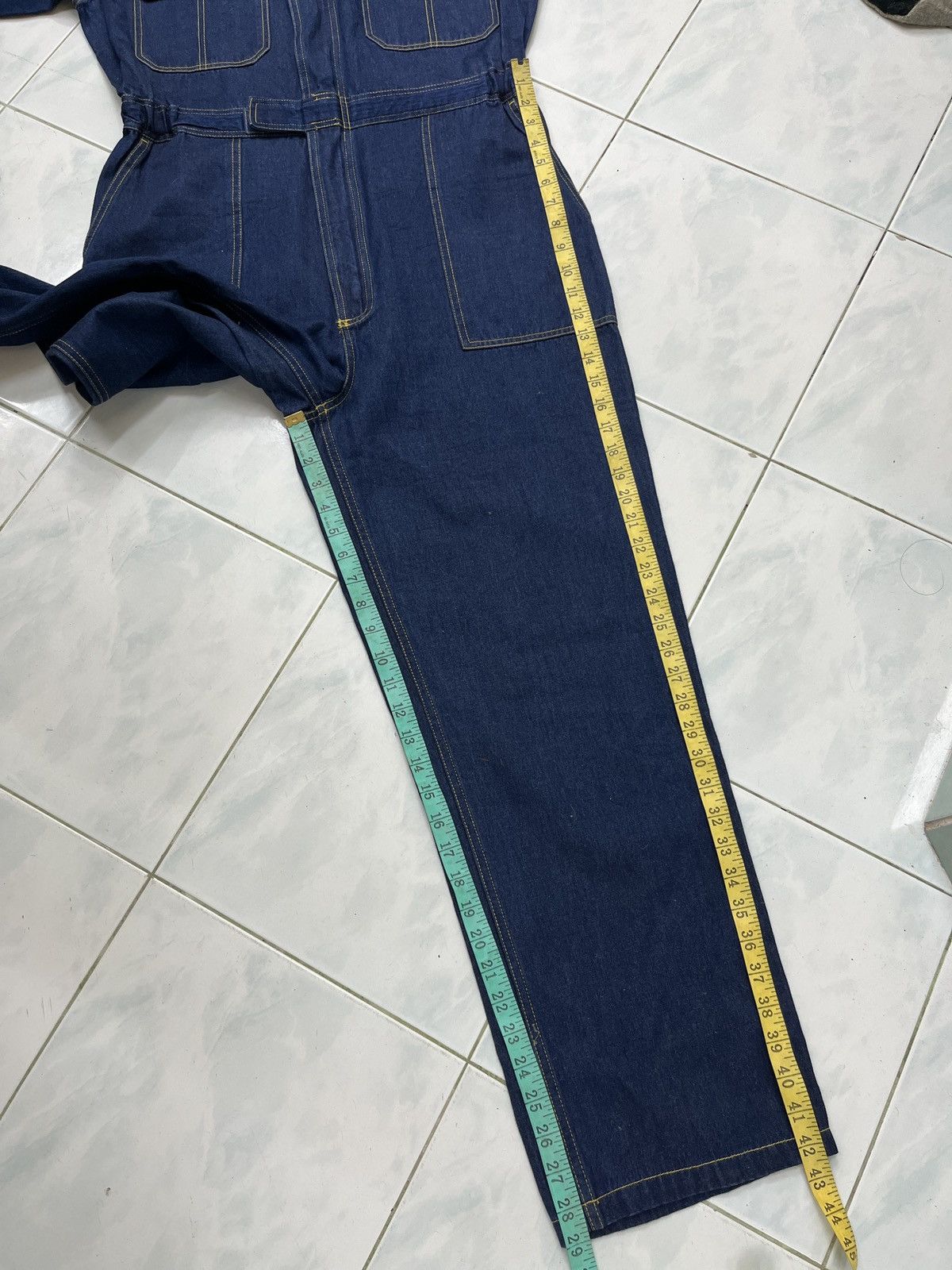 Japanese Brand 🔥🔥🔥ARCHIVE EVENRIVER JAPANESE DENIM OVERALL Size US 34 / EU 50 - 14 Thumbnail