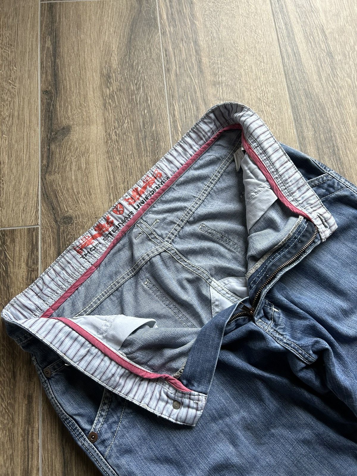 Japanese Brand × Vintage Thor Stainer Japanese brand denim pants y2k Size US 32 / EU 48 - 4 Thumbnail