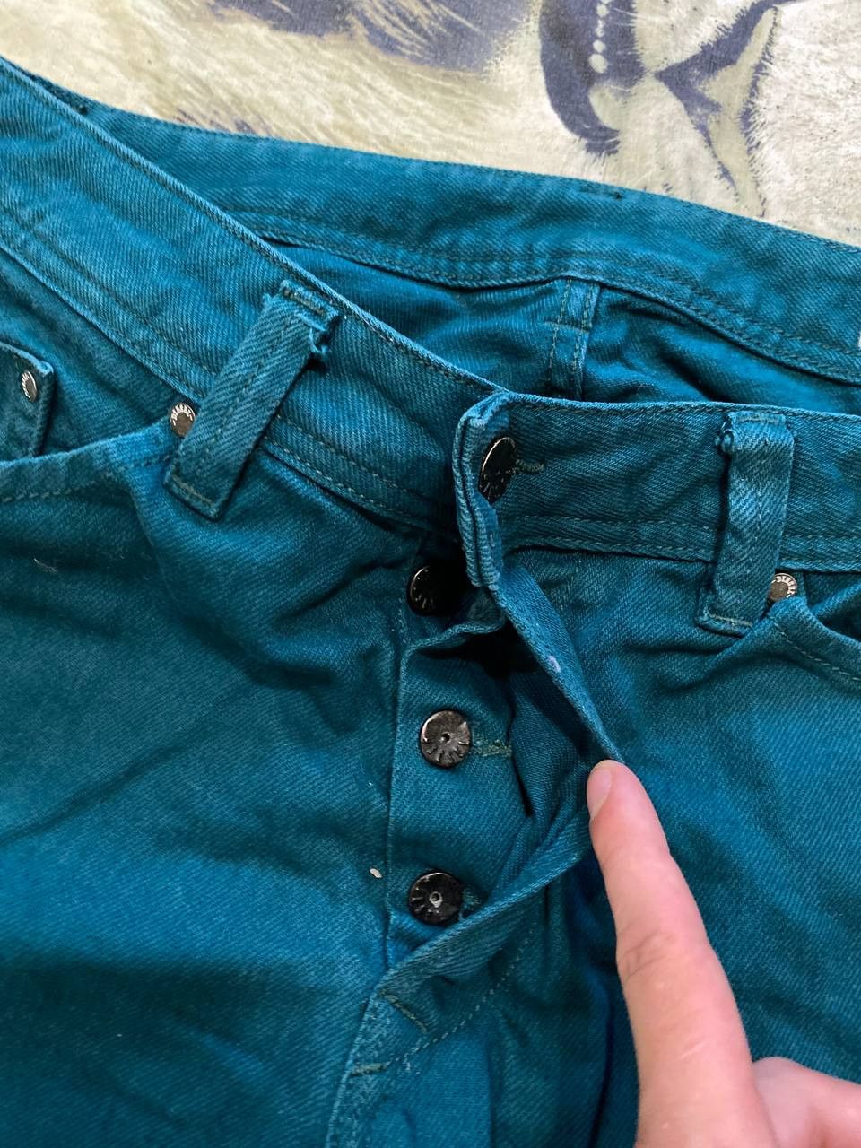 Diesel Diesel jeans vintage green denim pants streetwear Size US 32 / EU 48 - 10 Thumbnail