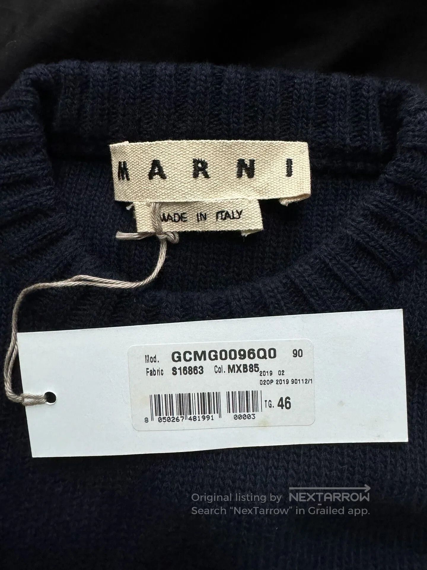 Marni Marni AW19 Color-Blocked Wool Sweater. Size US S / EU 44-46 / 1 - 3 Thumbnail