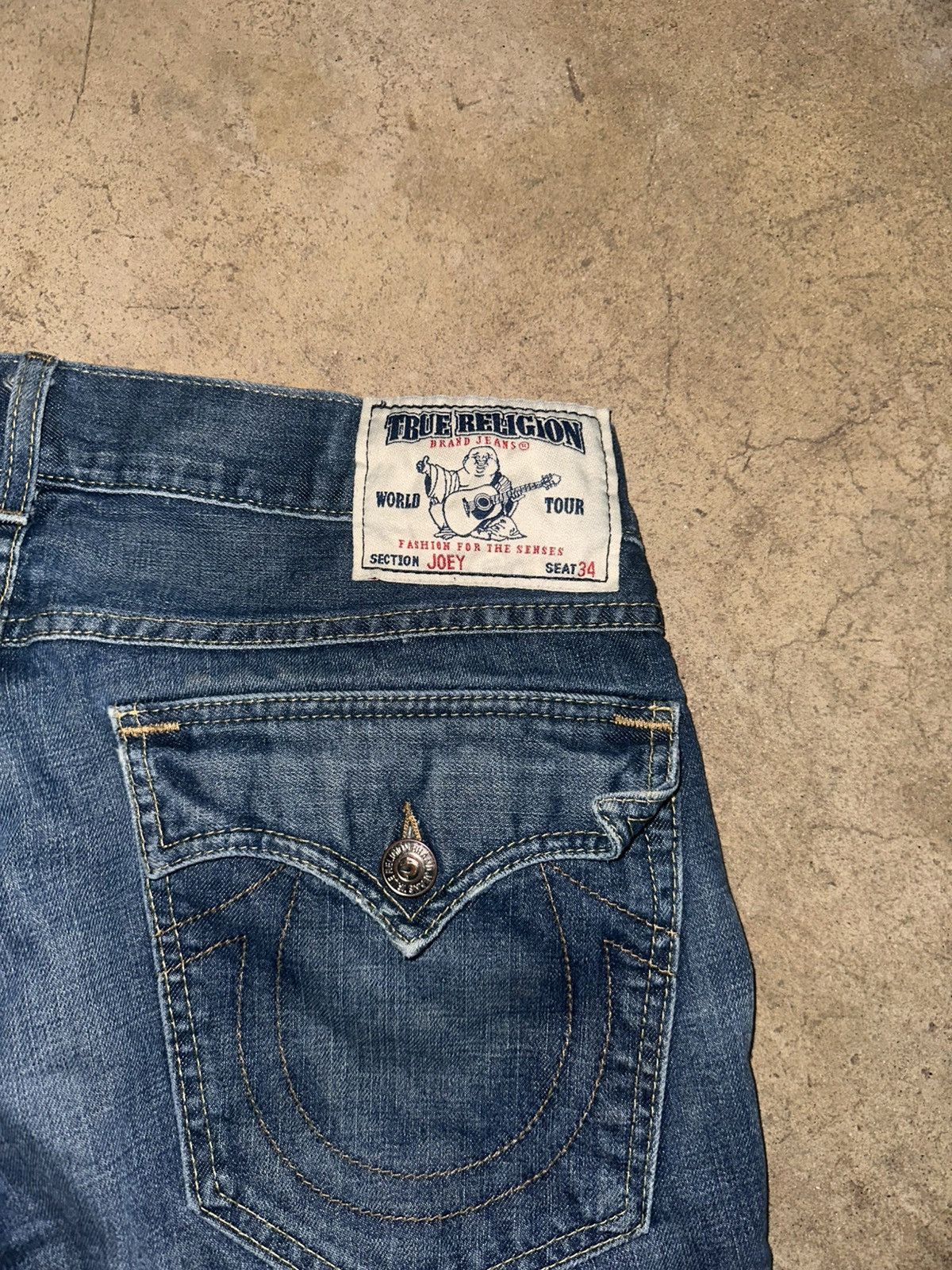 True Religion Vintage Baggy Low Rise Flared True Religion Jeans Size US 36 / EU 52 - 3 Thumbnail
