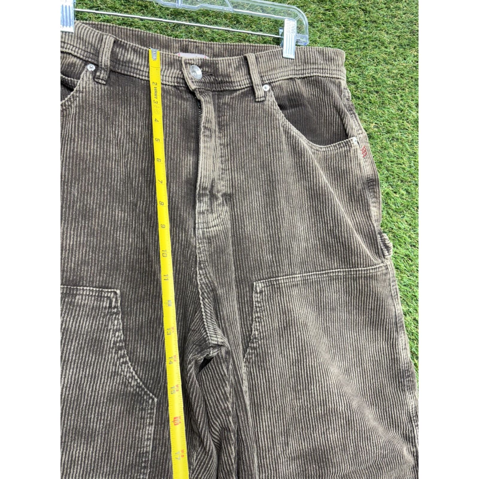 Bdg BDG Pants Mens 34x29 Brown Corduroy Carpenter Relaxed Fit Workwear Utility Pants Size US 34 / EU 50 - 3 Thumbnail
