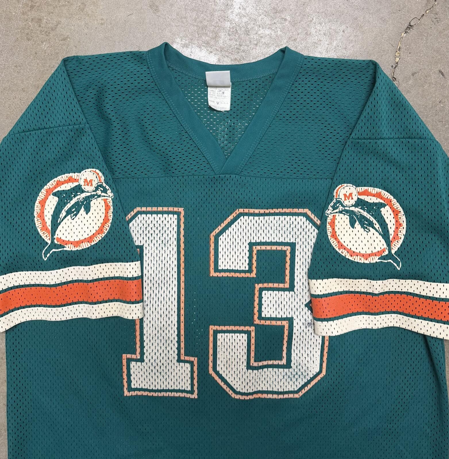Logo 7 VTG Dan Marino #13 Miami Dolphins Jersey Logo 7 Size ONE SIZE - 6 Thumbnail