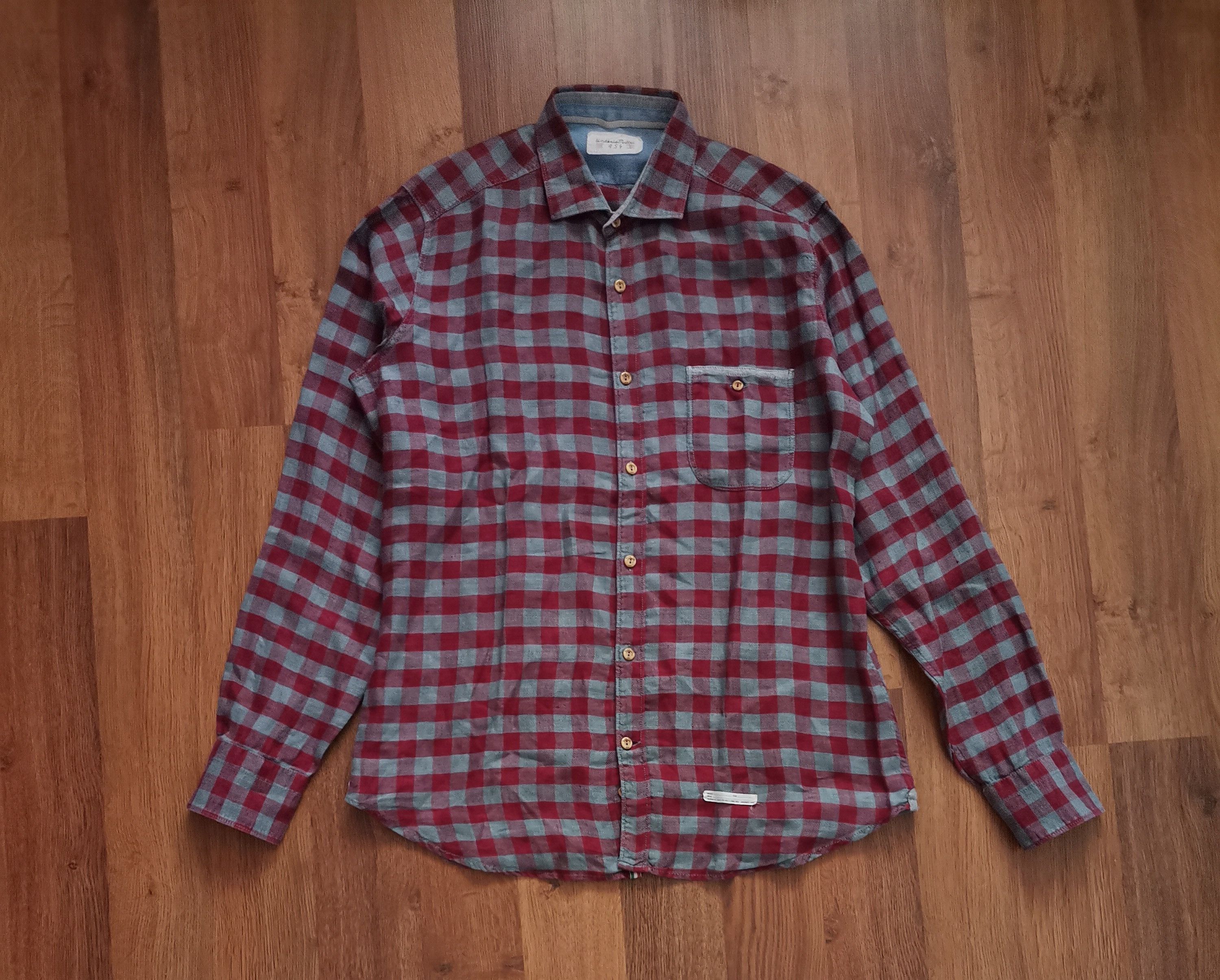 Tintoria Mattei Tintoria Mattei Checkered Shirt Size US M / EU 48-50 / 2 - 1 Thumbnail