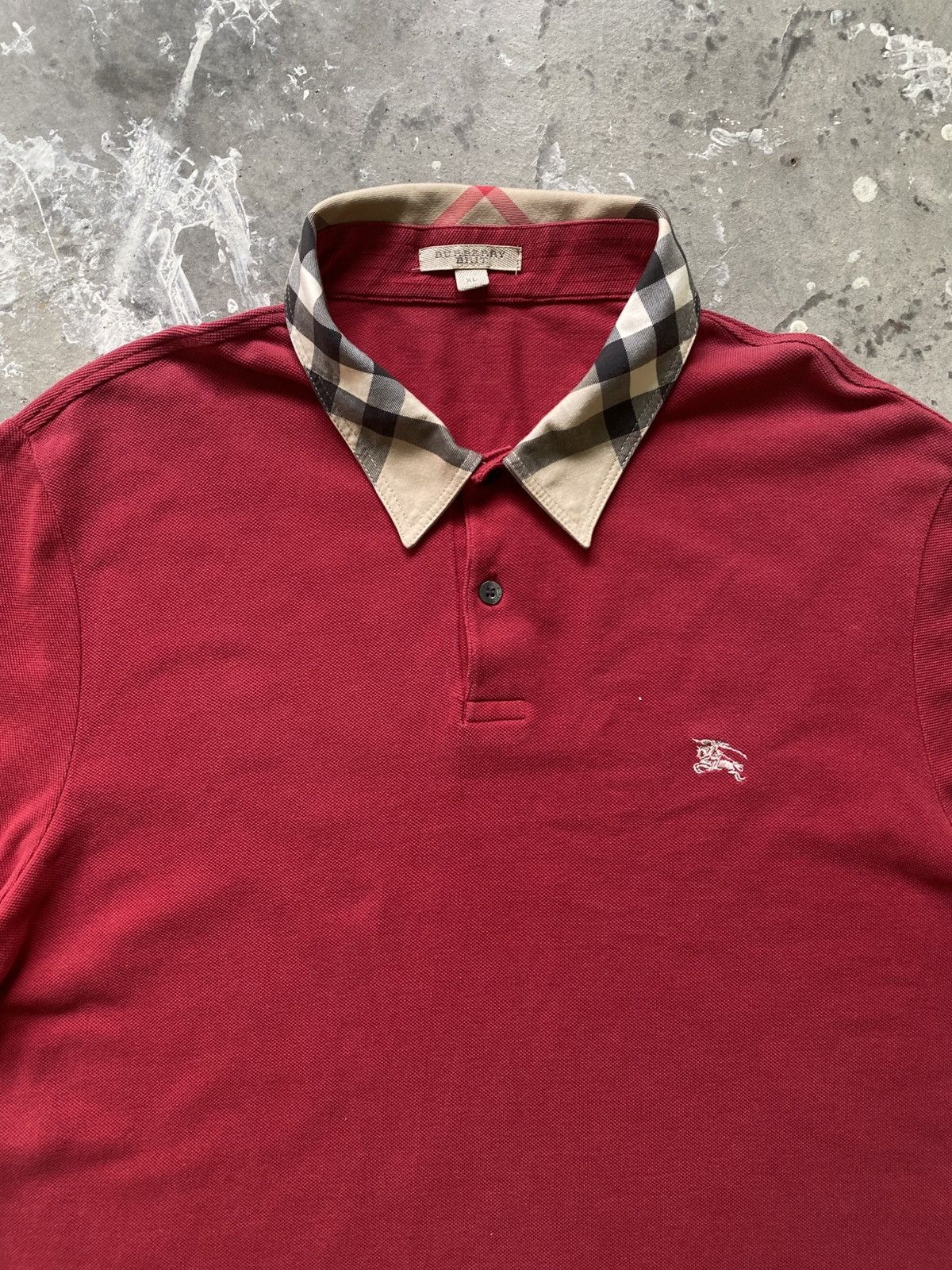 Burberry Burberry Brit Nova Check Polo Shirt Size US XL / EU 56 / 4 - 4 Thumbnail