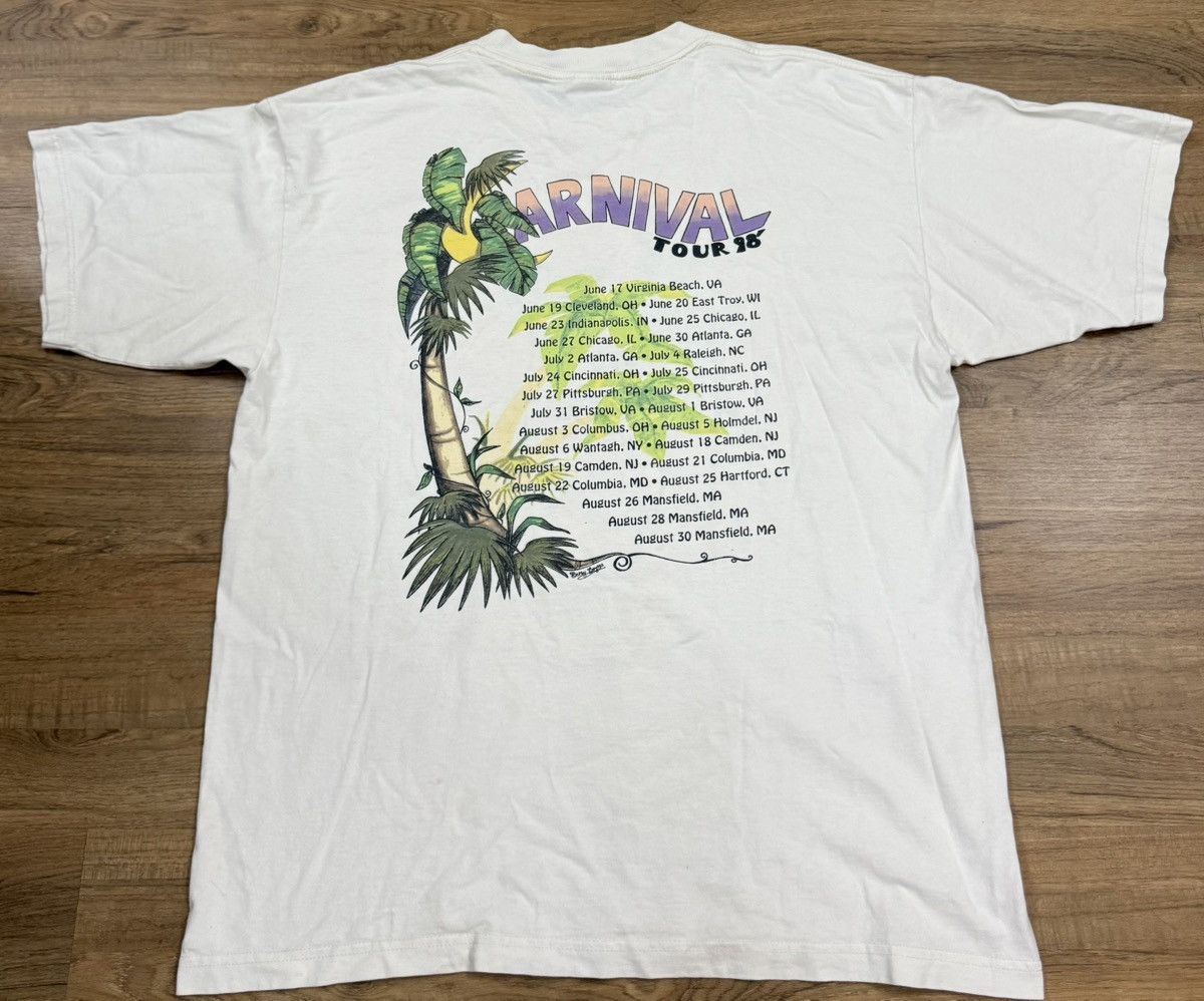 Band Tees × Vintage Vintage Jimmy Buffett Carnival Tour 1998 Size US XL / EU 56 / 4 - 4 Thumbnail