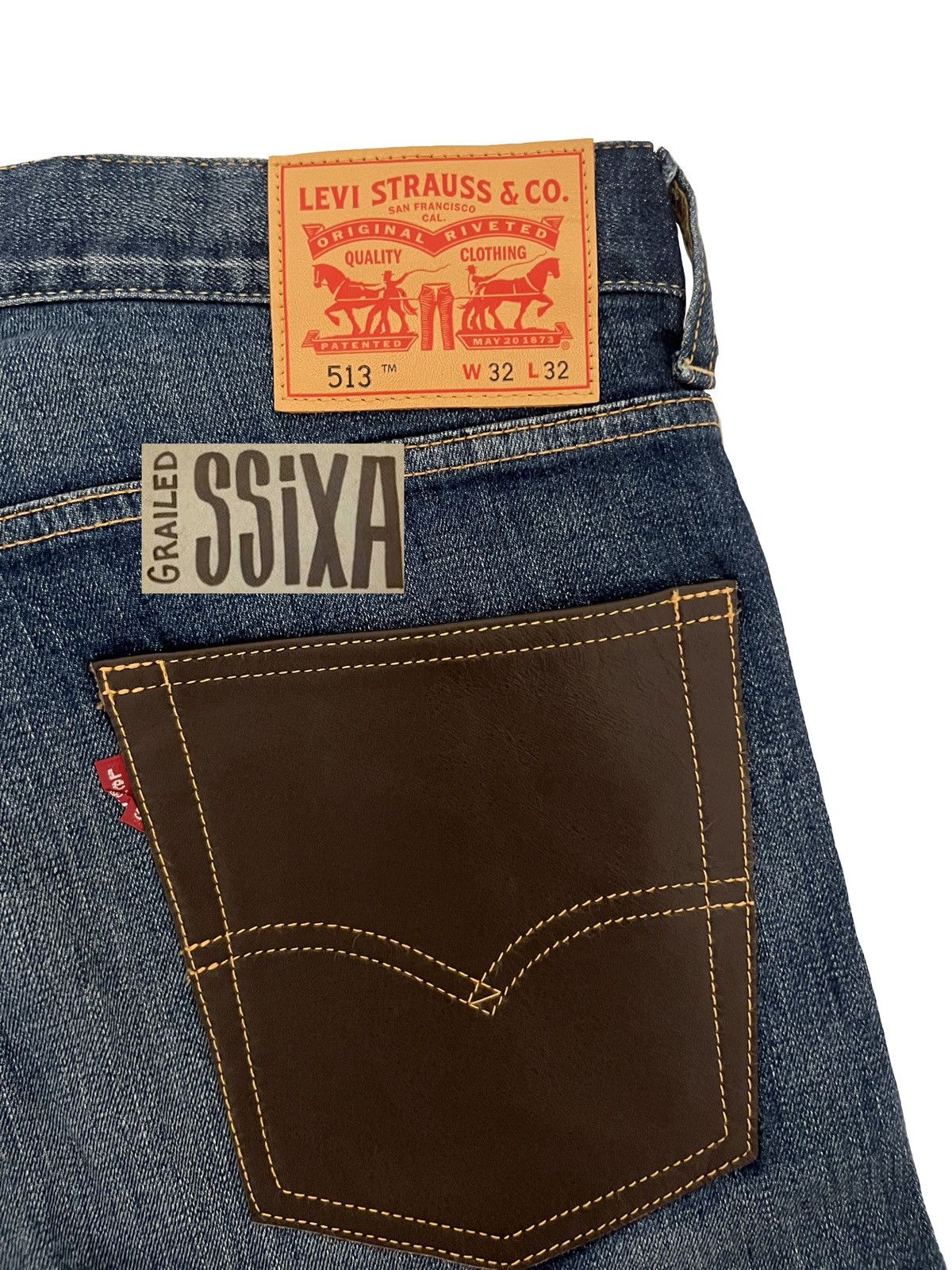 Comme des Garcons × Junya Watanabe × Levi's Junya Watanabe x Levis 513 Patchwork Jeans Size US 32 / EU 48 - 7 Thumbnail