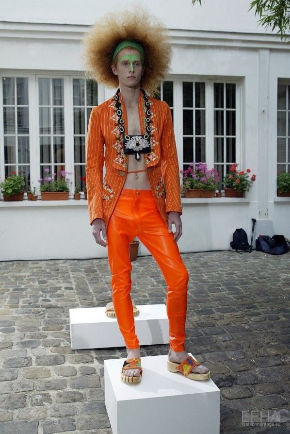 Walter Van Beirendonck Walter van Beirendonck SS06 runway embroidered folk blazer Size M / US 6-8 / IT 42-44 - 5 Thumbnail