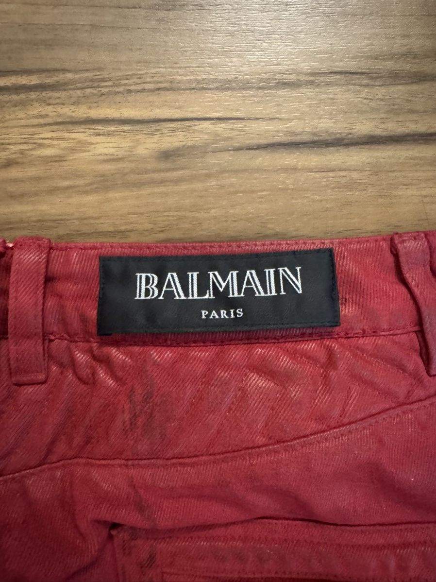 Balmain Decarnin Era Biker Jeans Size US 29 - 5 Thumbnail