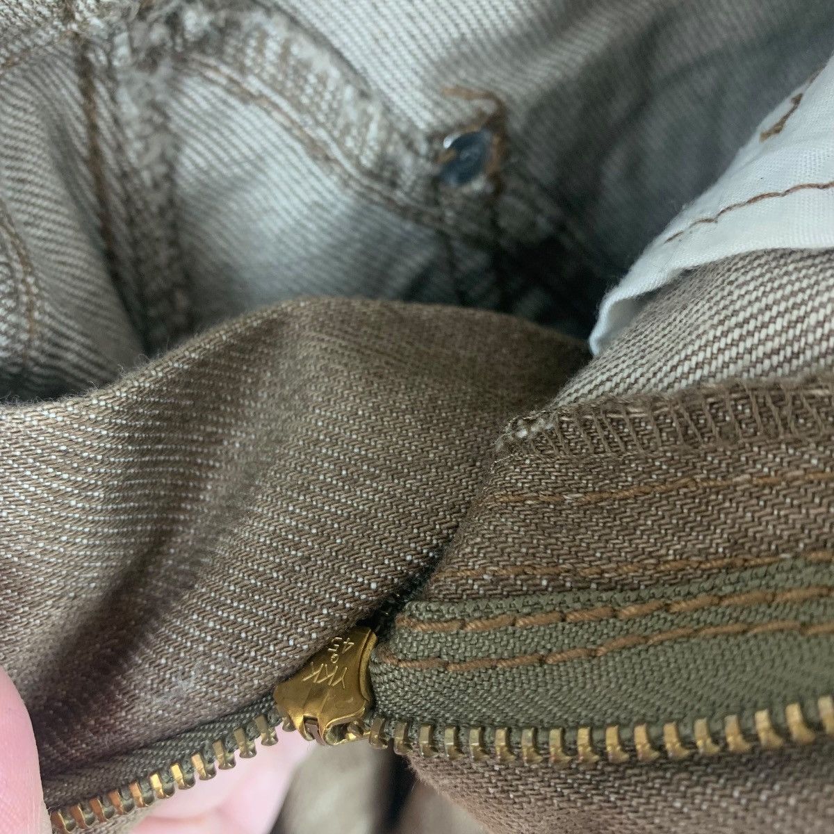 Japanese Brand × semanticdesign SEMANTIC DESIGN snake flare bush pants Size 31" - 16 Thumbnail