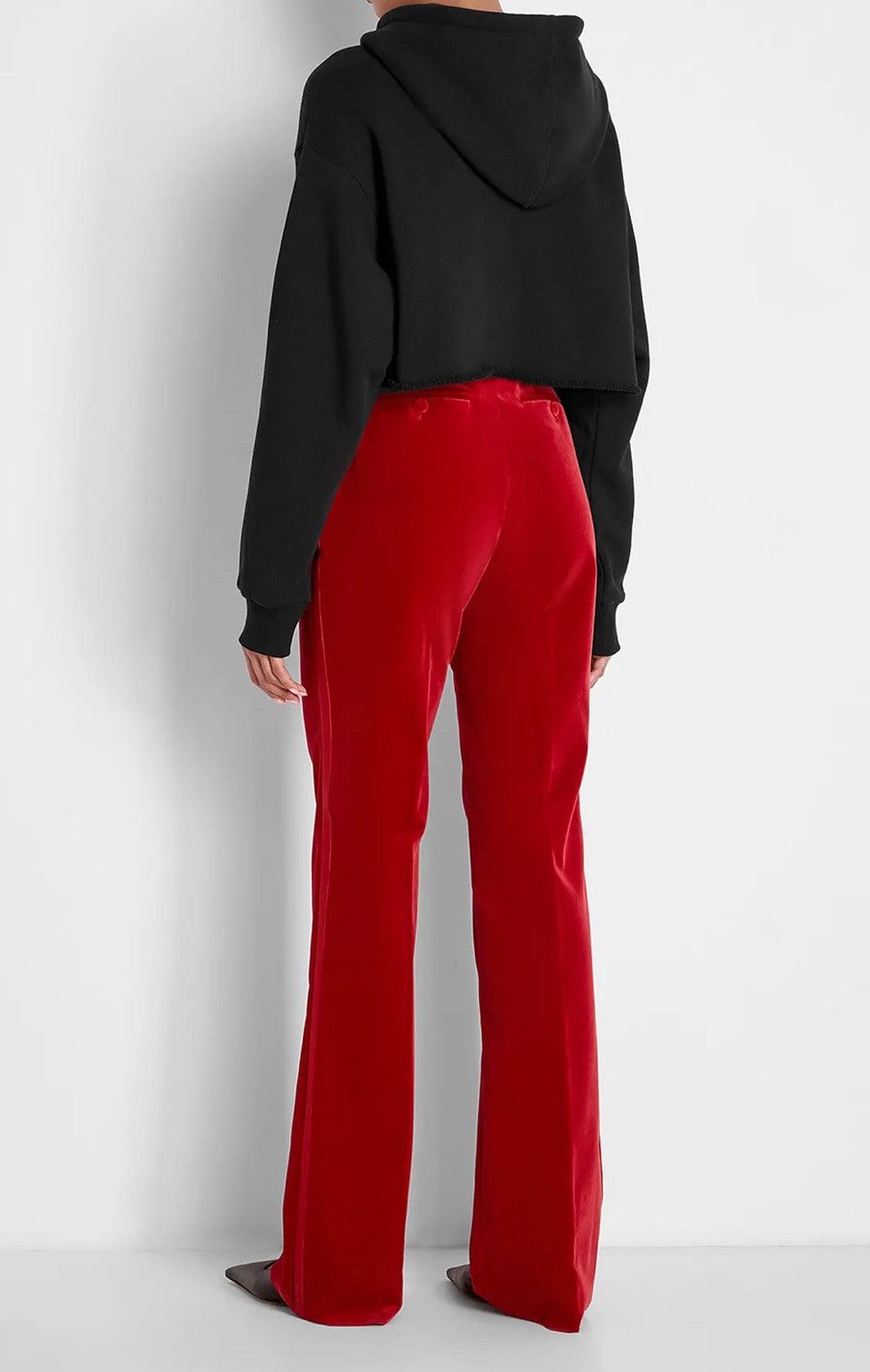 Gucci GUCCI BLACK CROPPED HOODIE Size L / US 10 / IT 46 - 8 Thumbnail