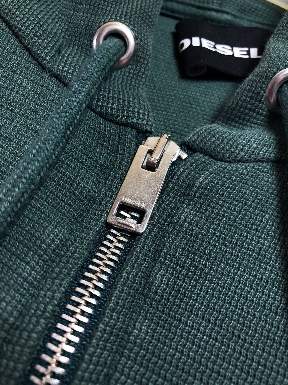 Diesel × Vintage Vintage Diesel Boxy Archival Zip Hoodie Y2K Size US M / EU 48-50 / 2 - 12 Thumbnail