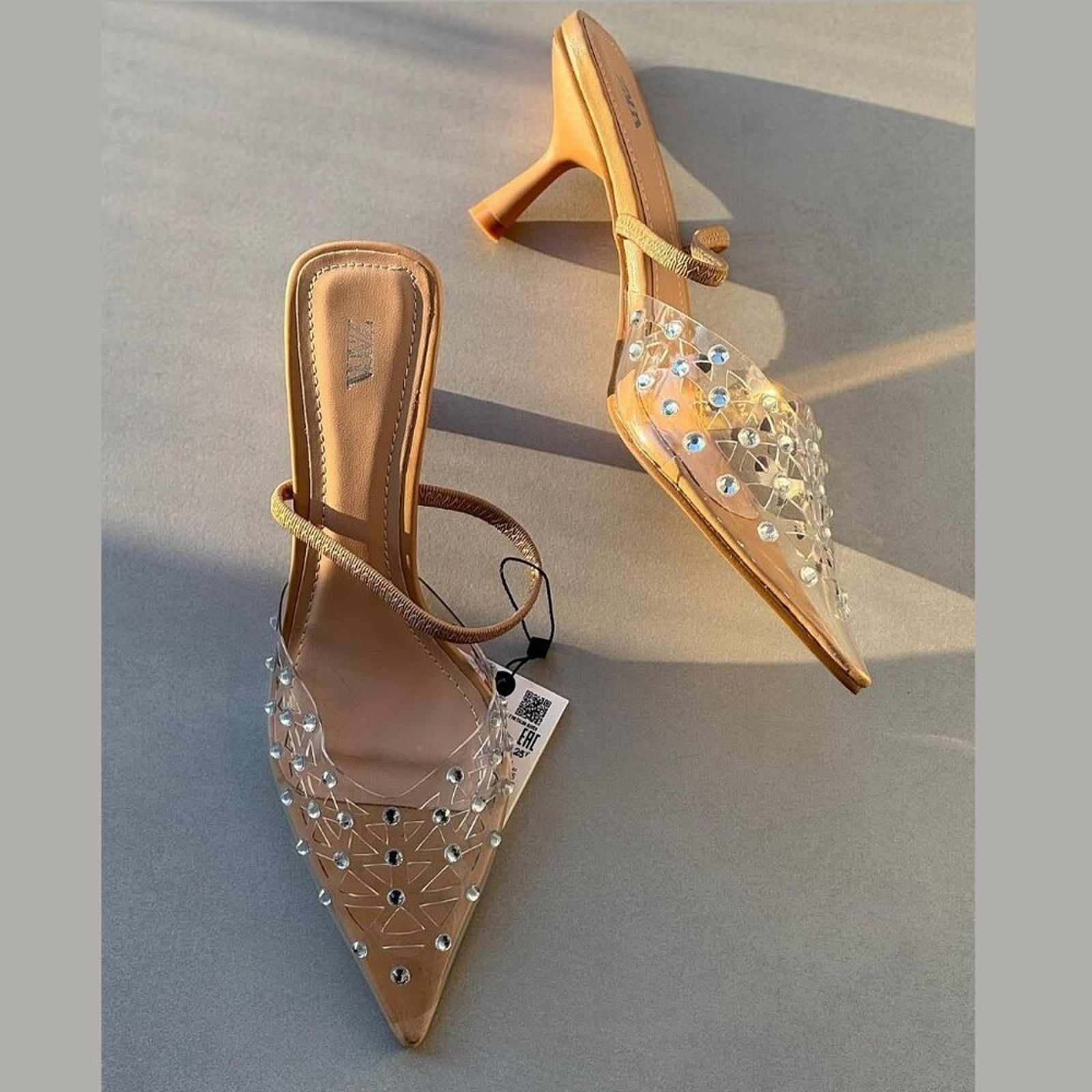 Zara ZARA Vinyl High Heels Size US 8 / IT 38 - 12 Thumbnail
