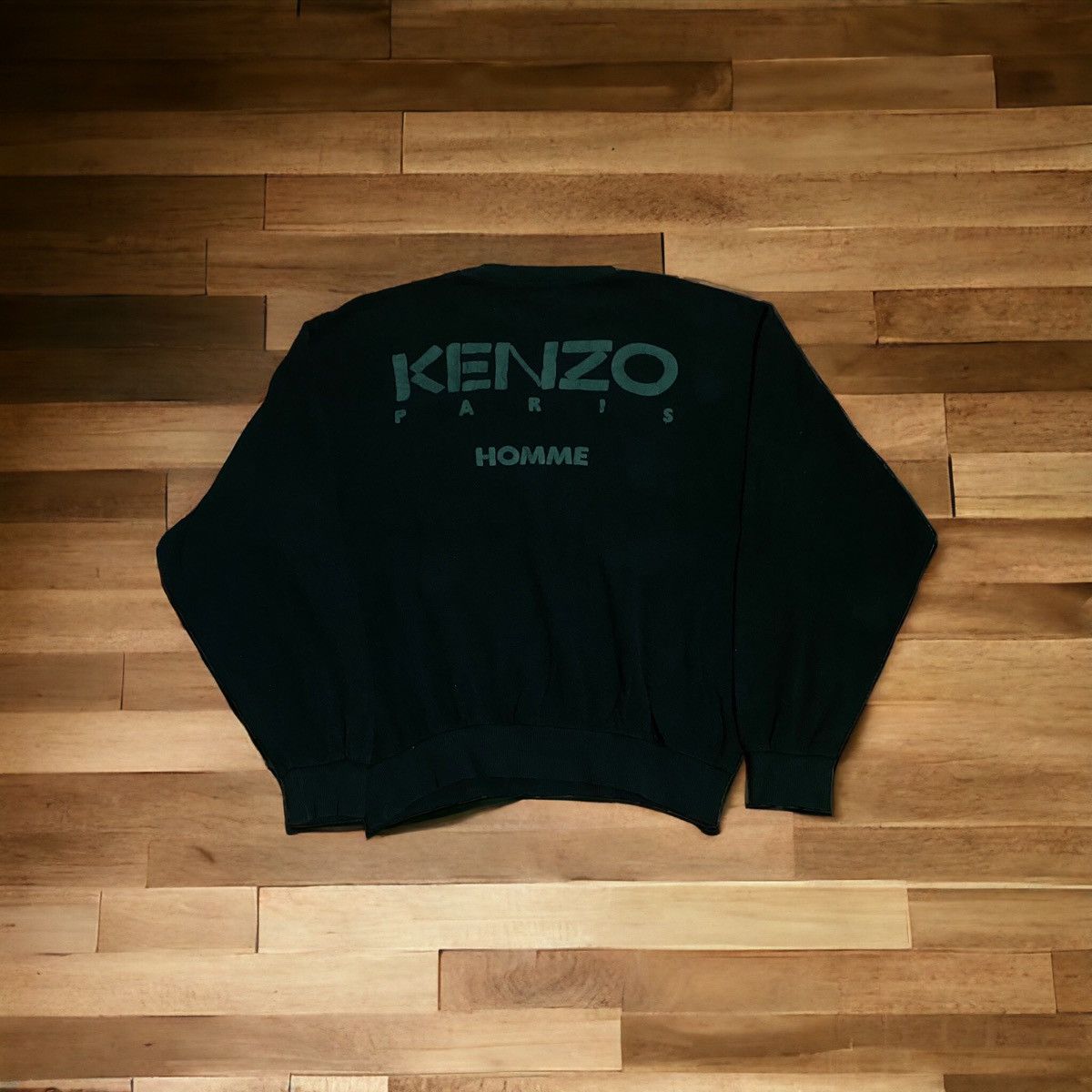Japanese Brand Vintage Kenzo Paris Homme Sweater Size US L / EU 52-54 / 3 - 1 Thumbnail