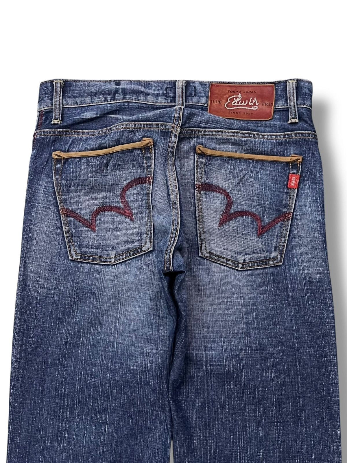 Edwin Vintage Edwin Blue Trip Japan - Faded Wash, Distressed Denim Size US 32 / EU 48 - 5 Thumbnail