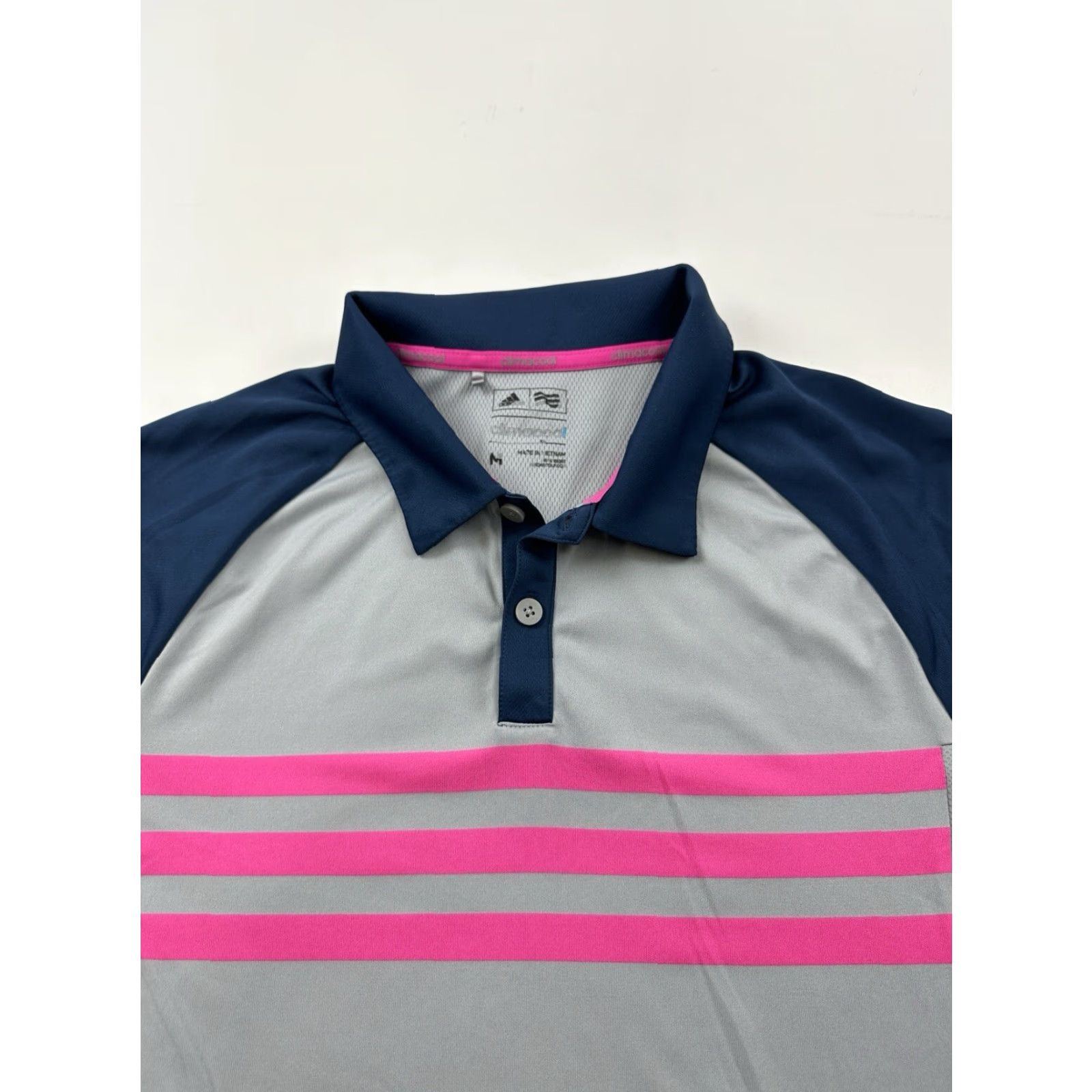 Adidas Adidas Shirt Mens Golf Polo Climacool Gray Medium M Size US M / EU 48-50 / 2 - 4 Thumbnail