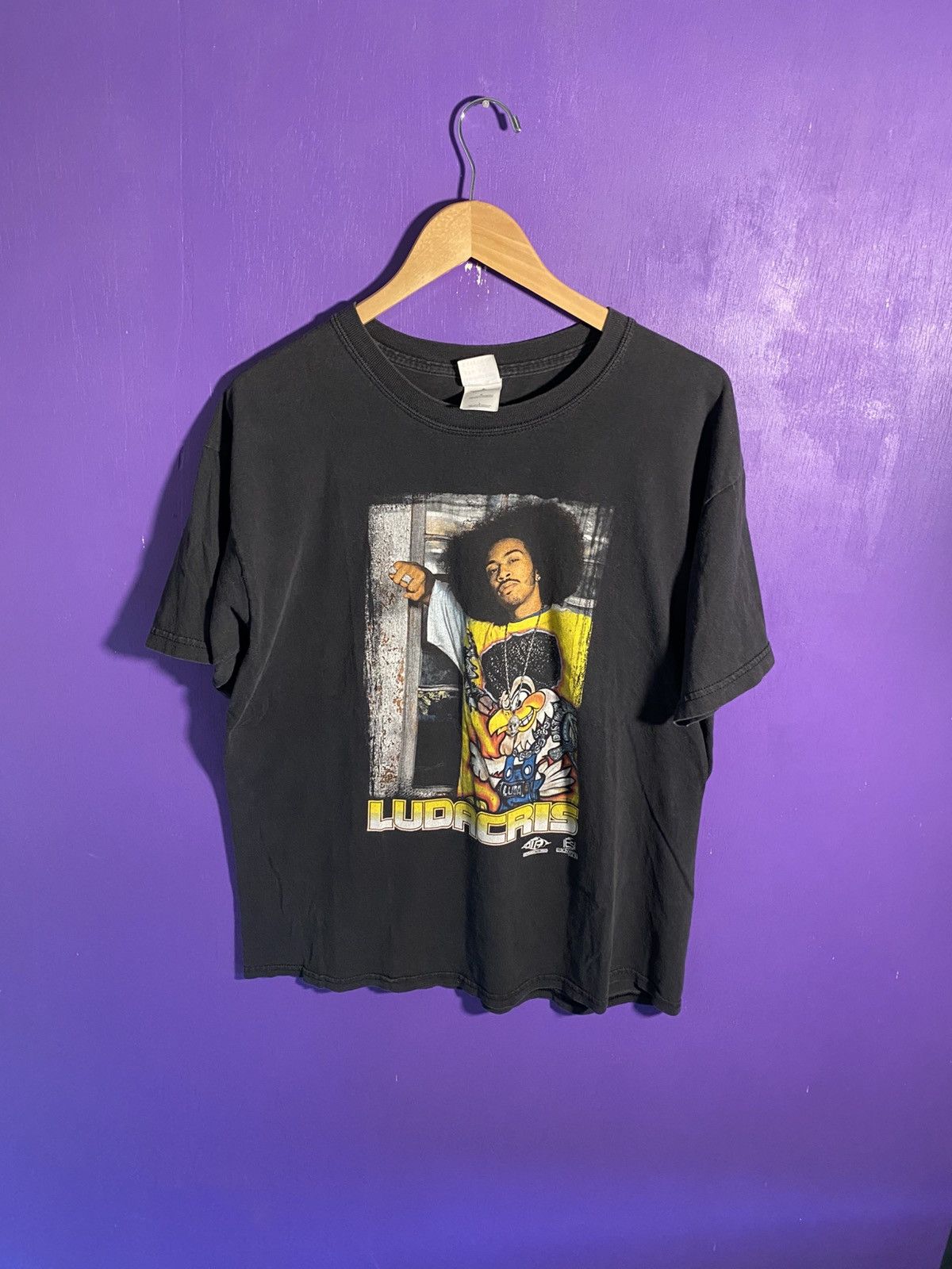 Rap Tees Vintage 00s Ludacris afro faded rap tee Size US L / EU 52-54 / 3 - 1 Thumbnail