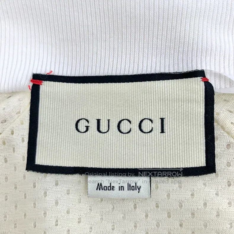 Gucci Gucci White side stripe logo embroidered cotton stand-up c Size XS / US 0-2 / IT 36-38 - 6 Thumbnail