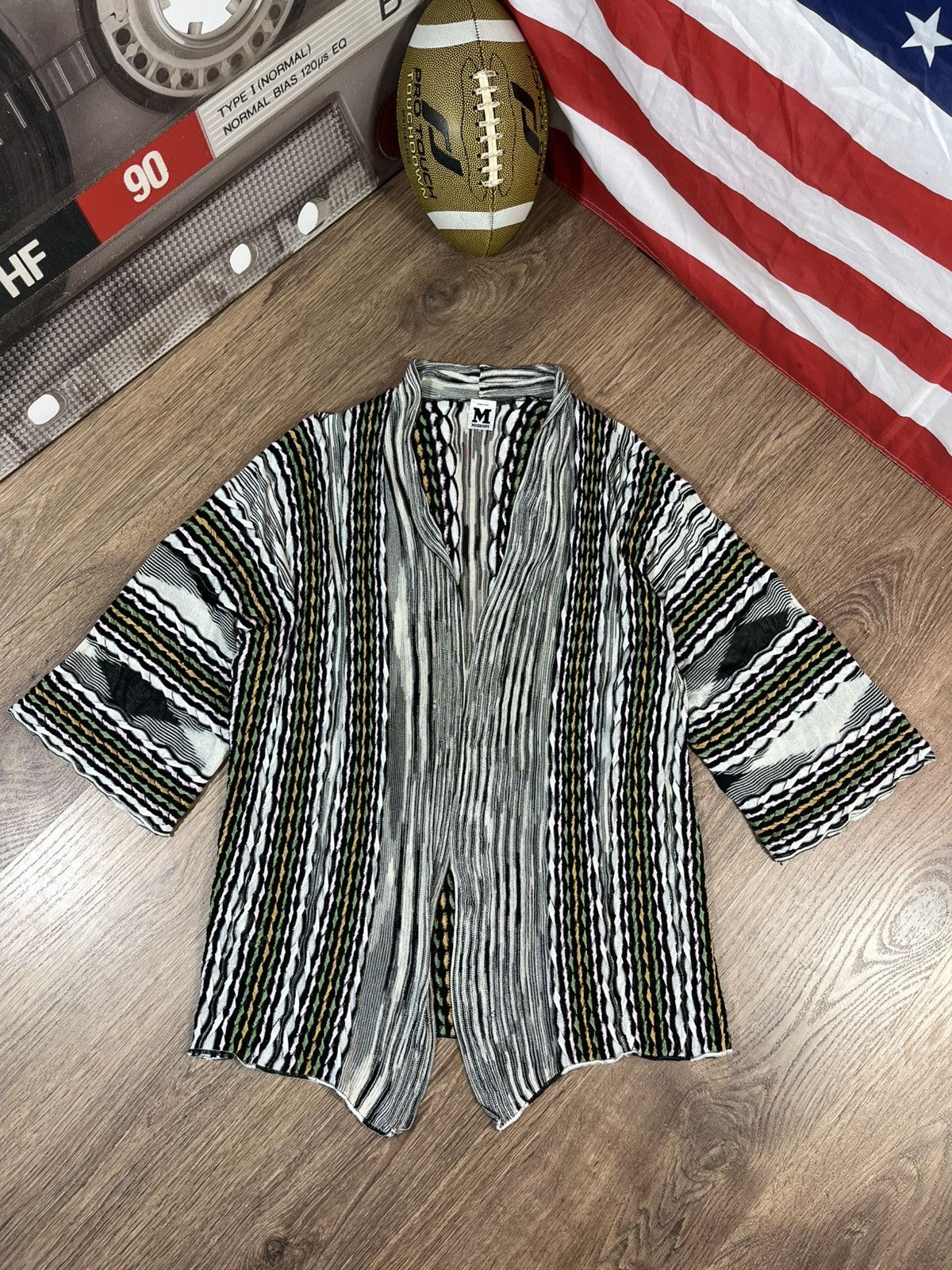 Missoni × Vintage Missoni Multicoloured Cardigan Jacket Size M / US 6-8 / IT 42-44 - 1 Thumbnail