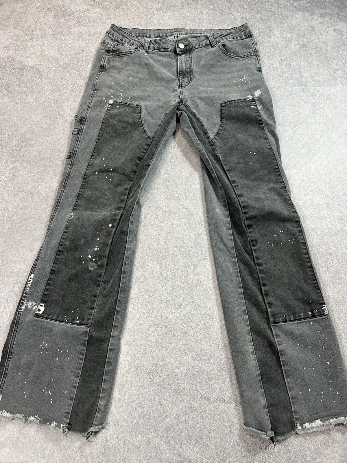 Junya Watanabe FLARED junya watanabe balenci style washed denim jeans Size US 33 - 3 Thumbnail